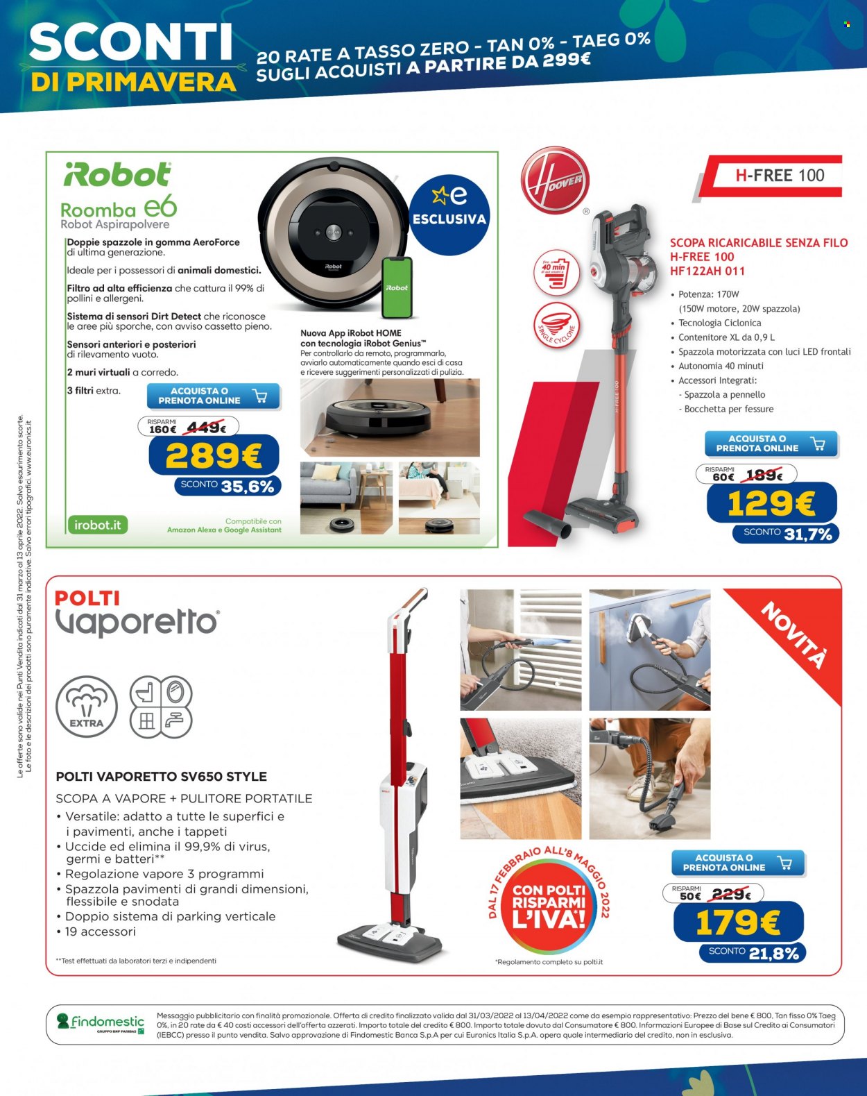 Volantino Euronics - 31/3/2022 - 13/4/2022. Pagina 16