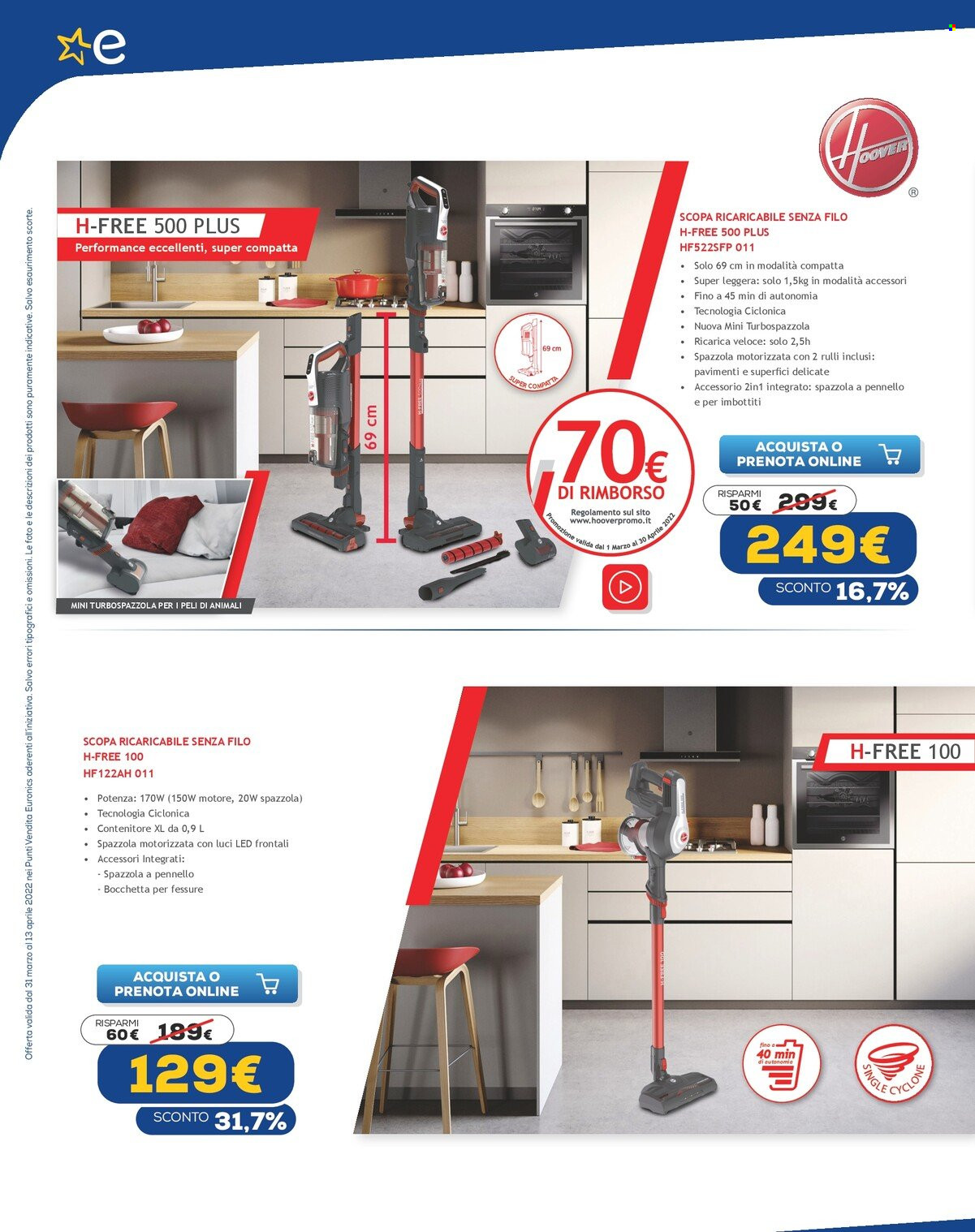 Volantino Euronics - 31/3/2022 - 13/4/2022. Pagina 4