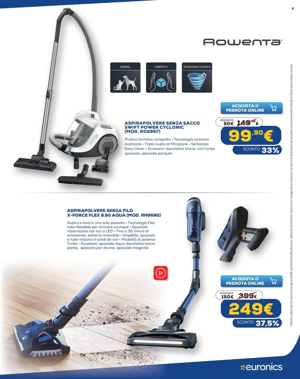 Volantino Euronics - 31/3/2022 - 13/4/2022. Pagina 7