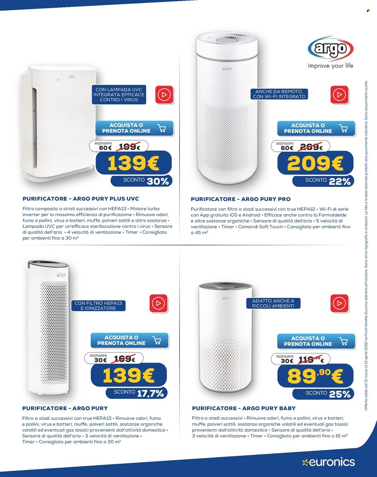 Volantino Euronics - 31/3/2022 - 13/4/2022. Pagina 11