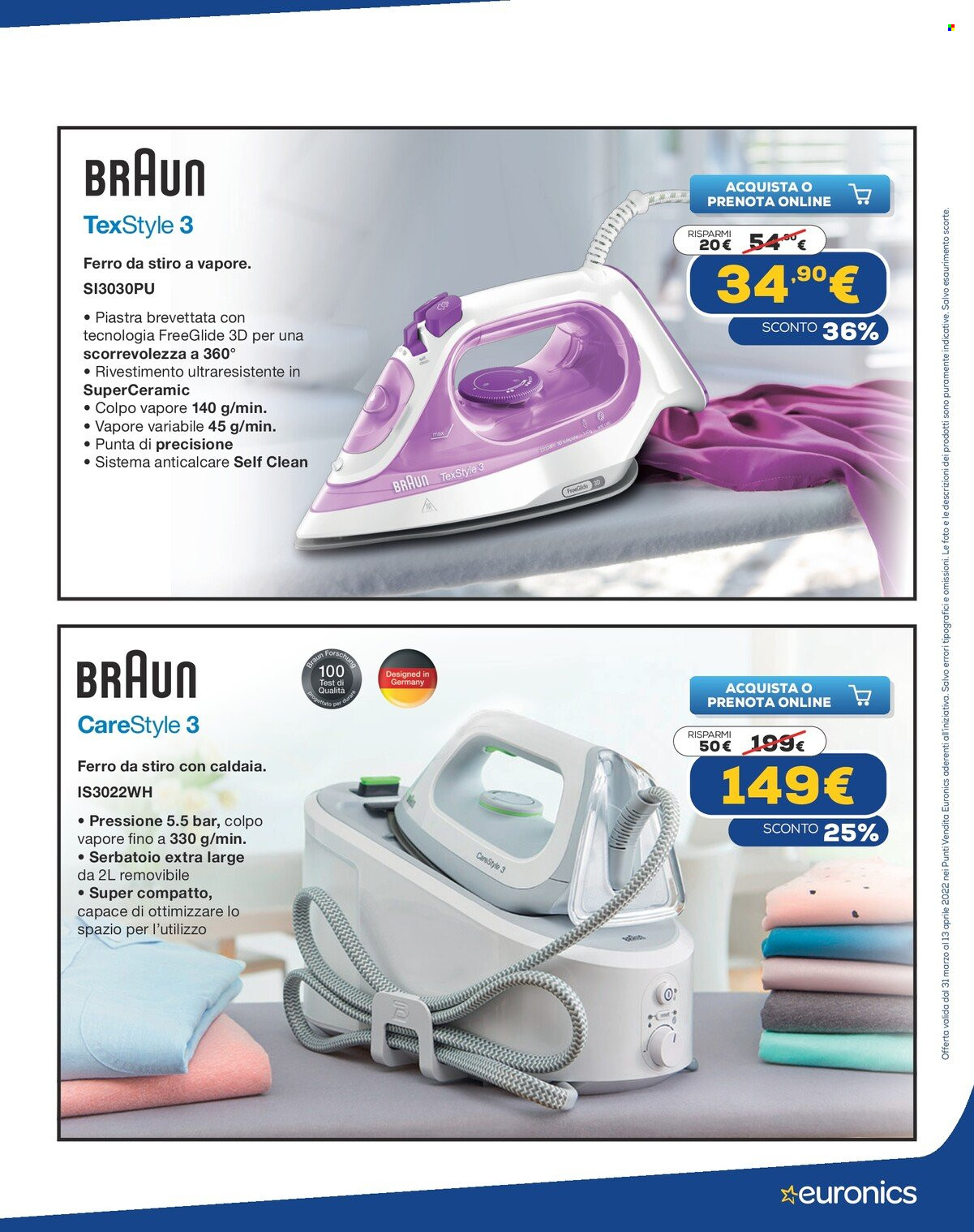 Volantino Euronics - 31/3/2022 - 13/4/2022. Pagina 13