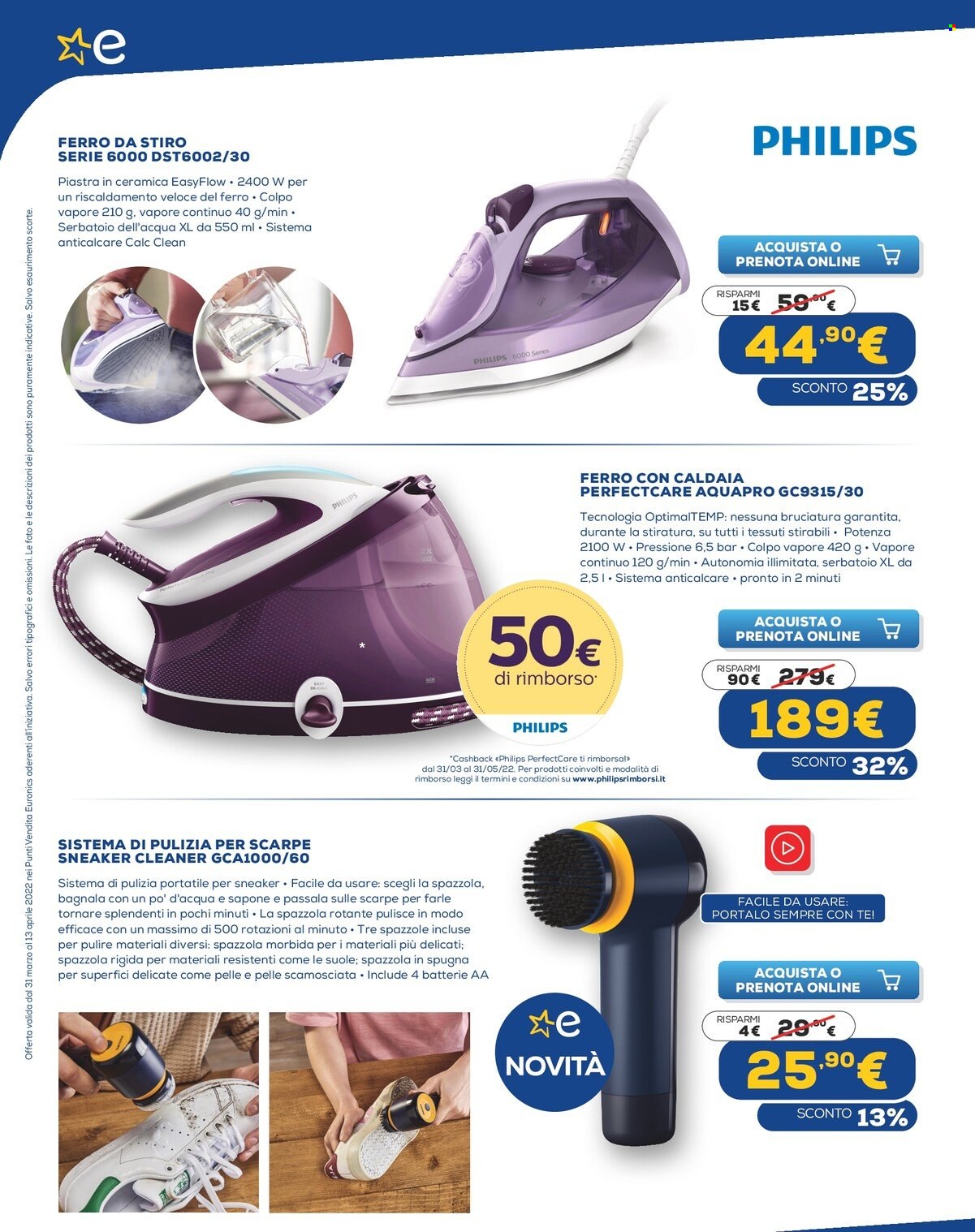 Volantino Euronics - 31/3/2022 - 13/4/2022. Pagina 16