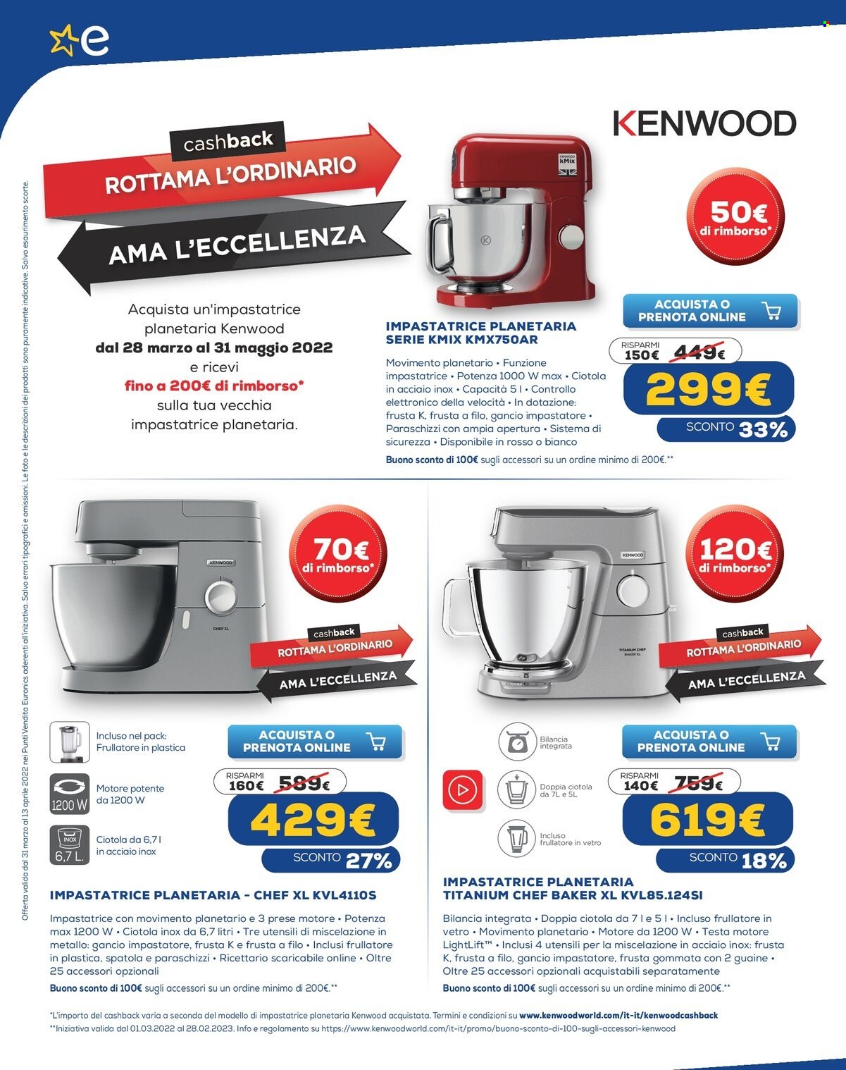 Volantino Euronics - 31/3/2022 - 13/4/2022. Pagina 20