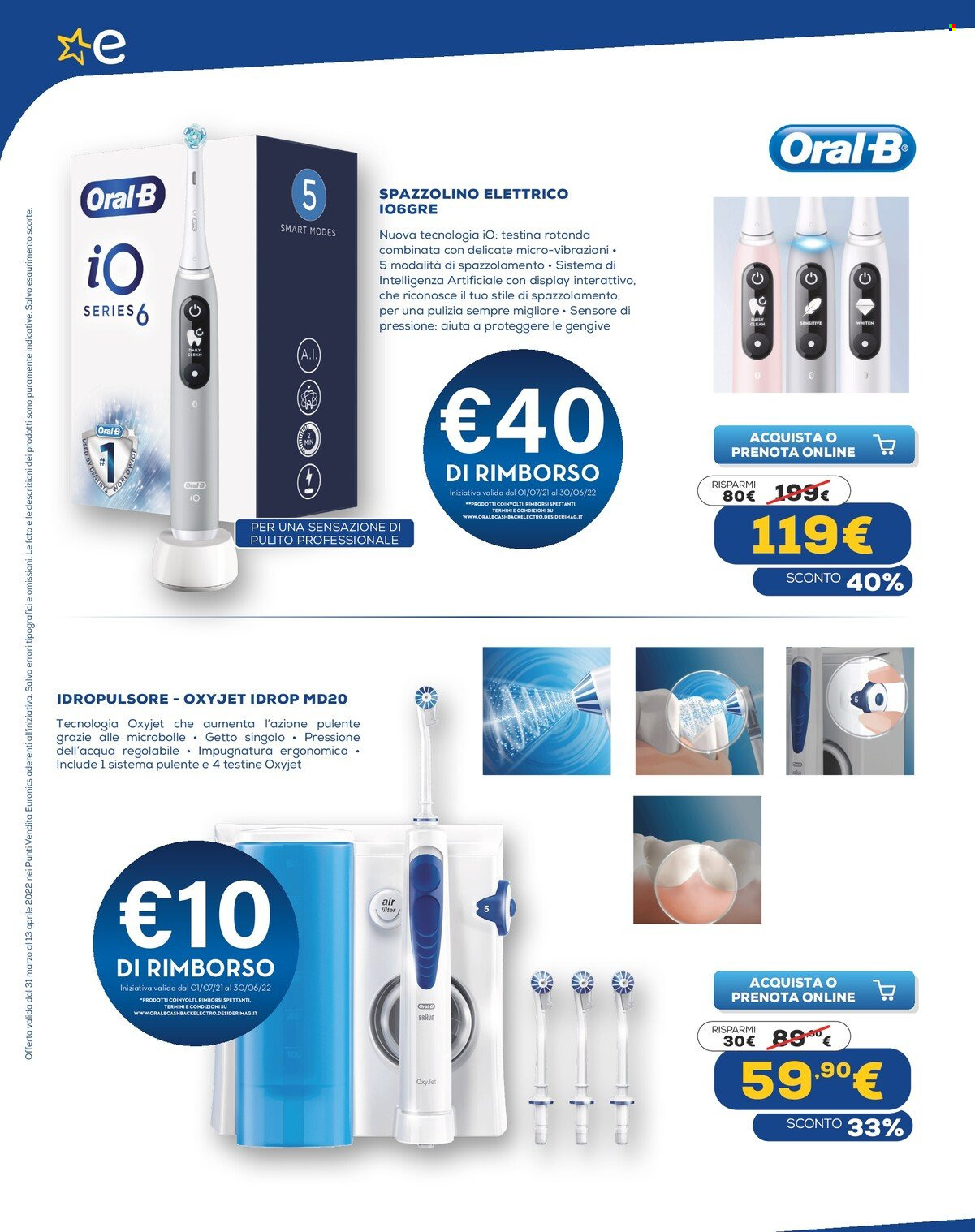 Volantino Euronics - 31/3/2022 - 13/4/2022. Pagina 30