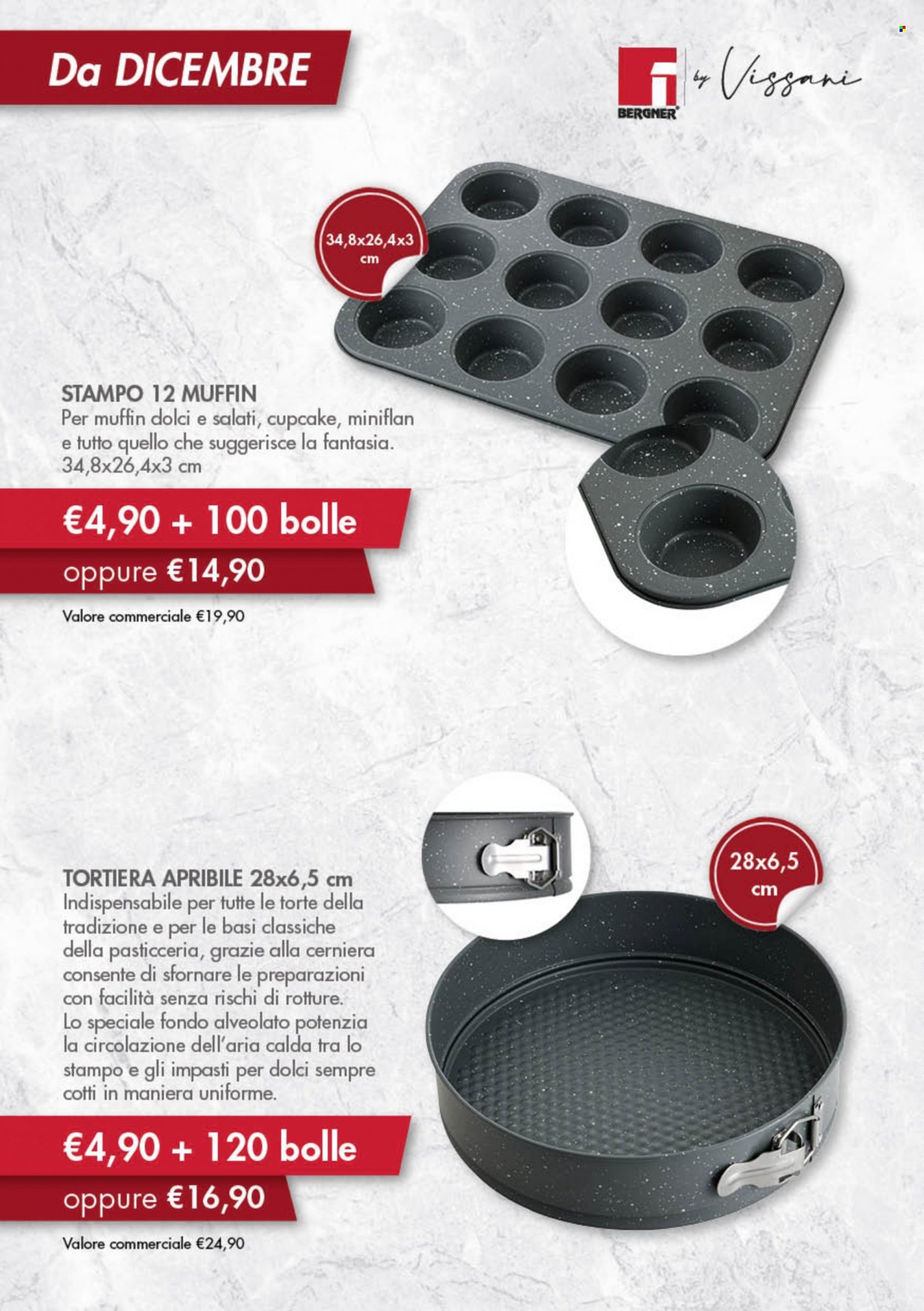 thumbnail - Volantino Acqua & Sapone - Prodotti in offerta - stampo per muffin, tortiera, stampo. Pagina 18.