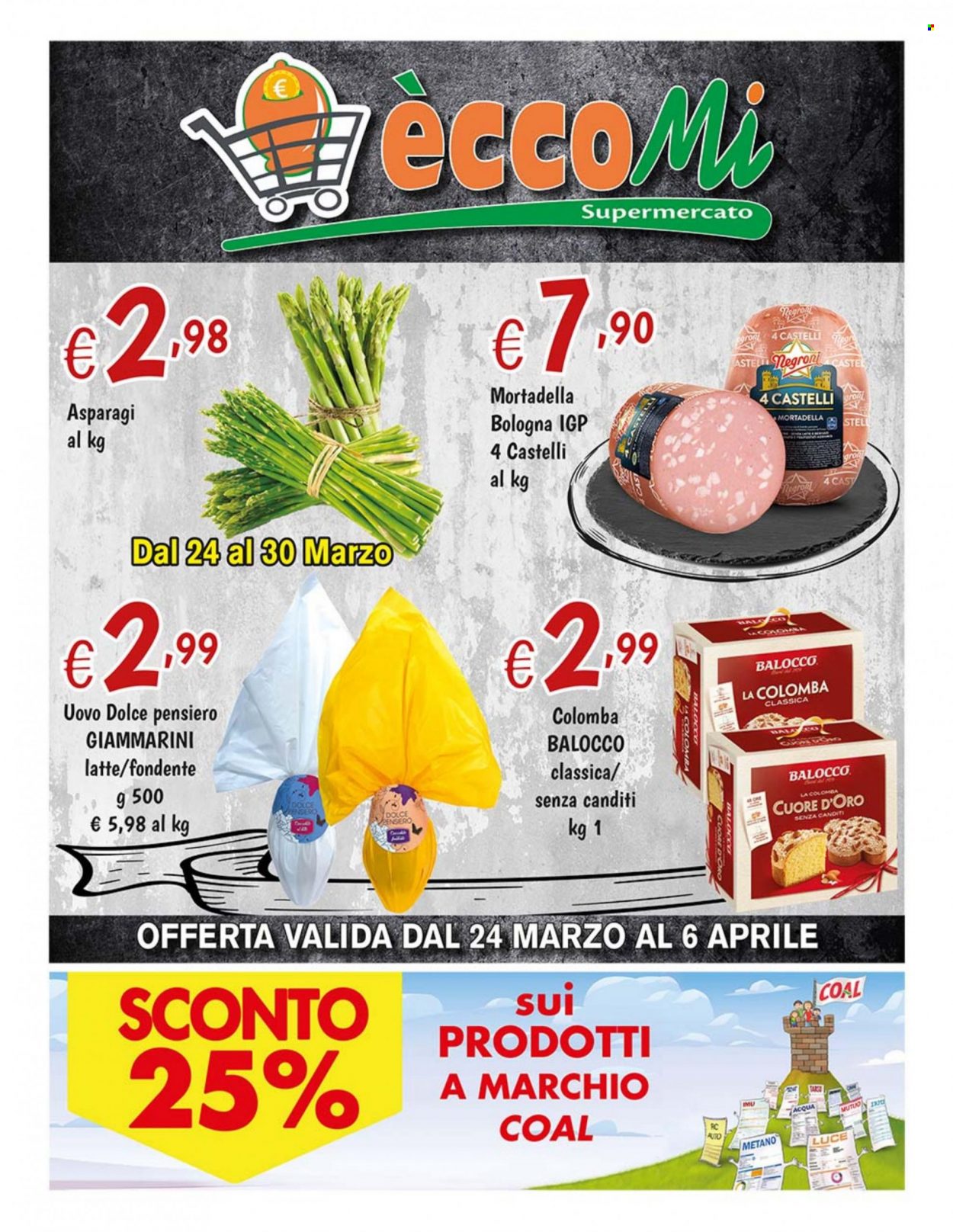 Volantino COAL - 24/3/2022 - 6/4/2022. Pagina 1
