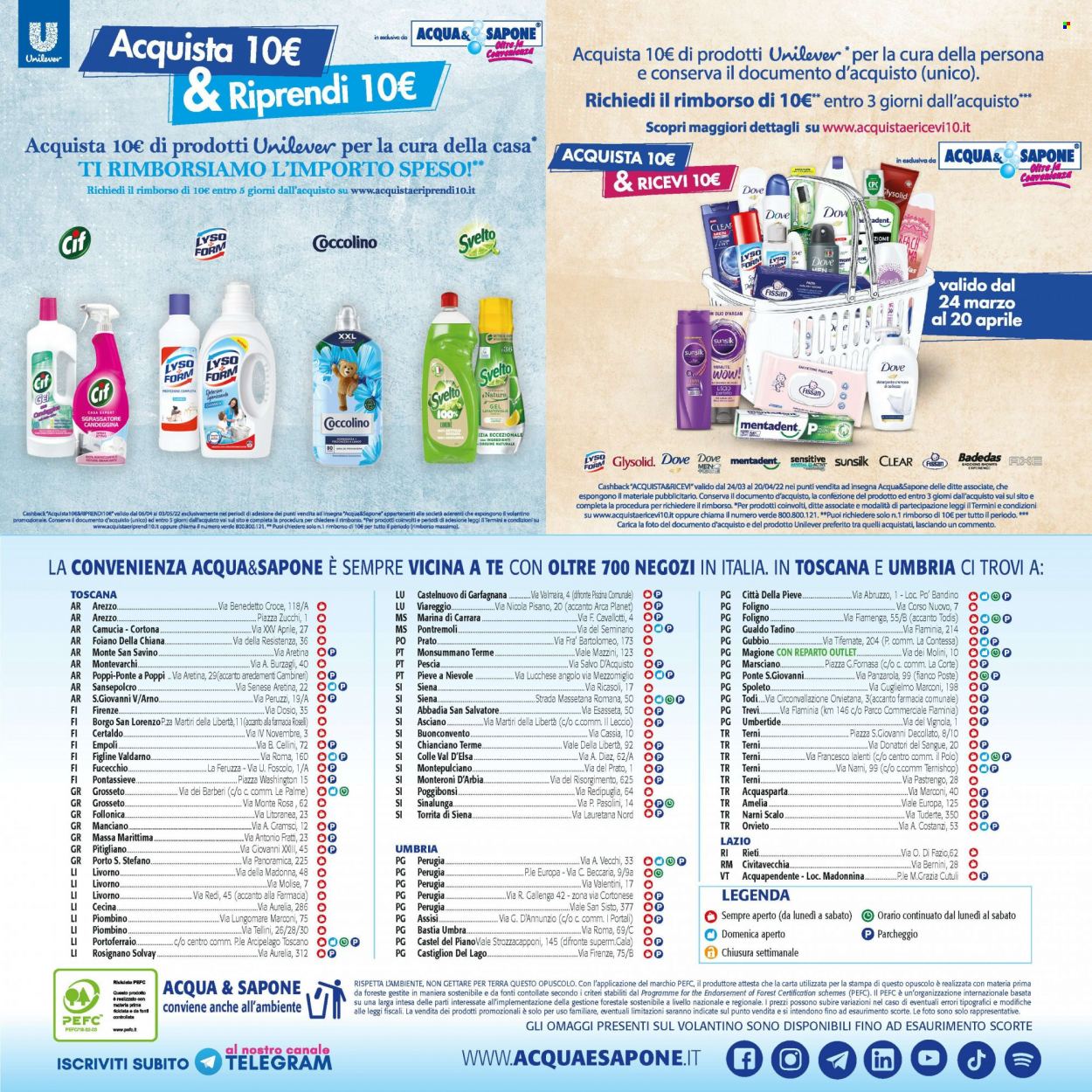 Volantino Acqua & Sapone - 6/4/2022 - 24/4/2022. Pagina 20
