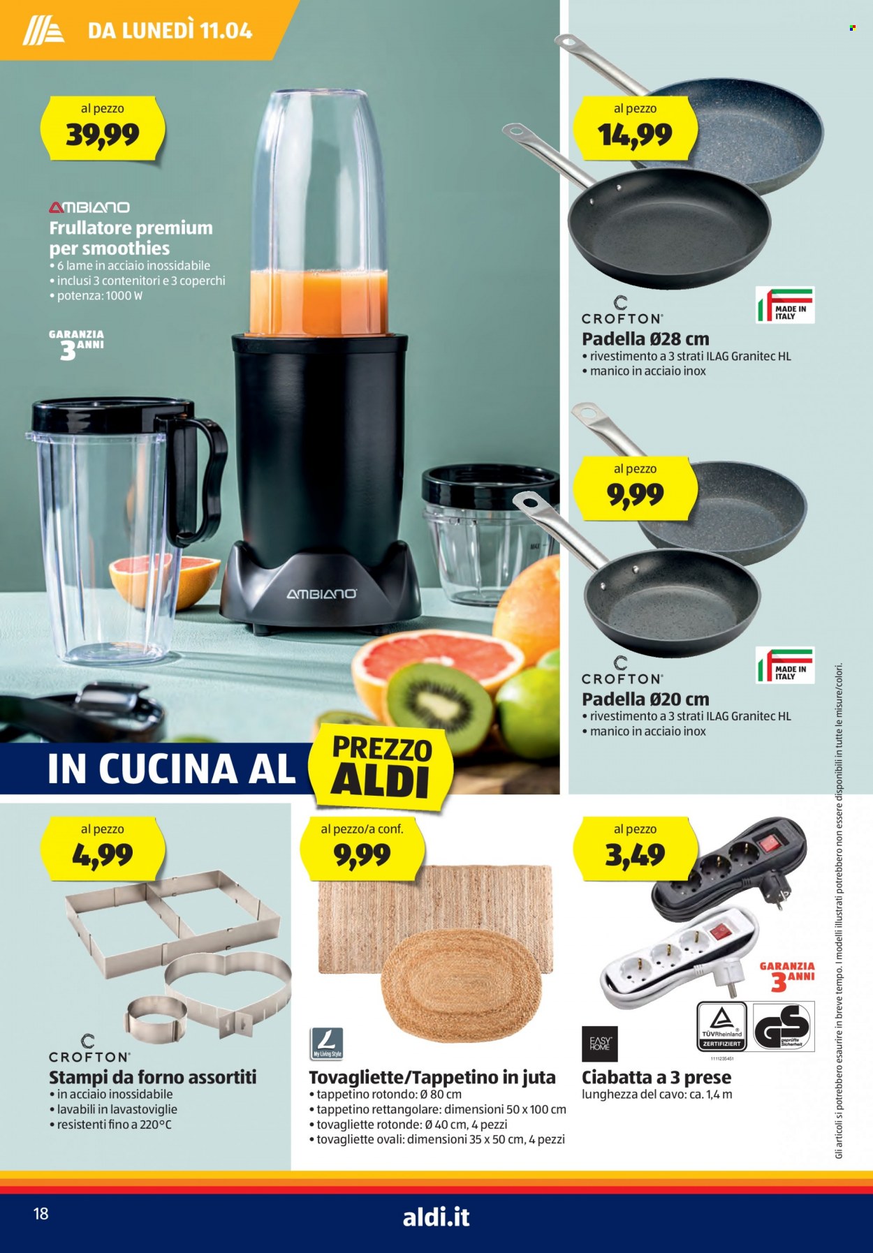 Volantino Aldi - 11/4/2022 - 16/4/2022. Pagina 18