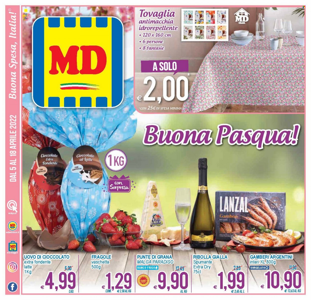 Volantino MD Discount - 5/4/2022 - 18/4/2022. Pagina 1
