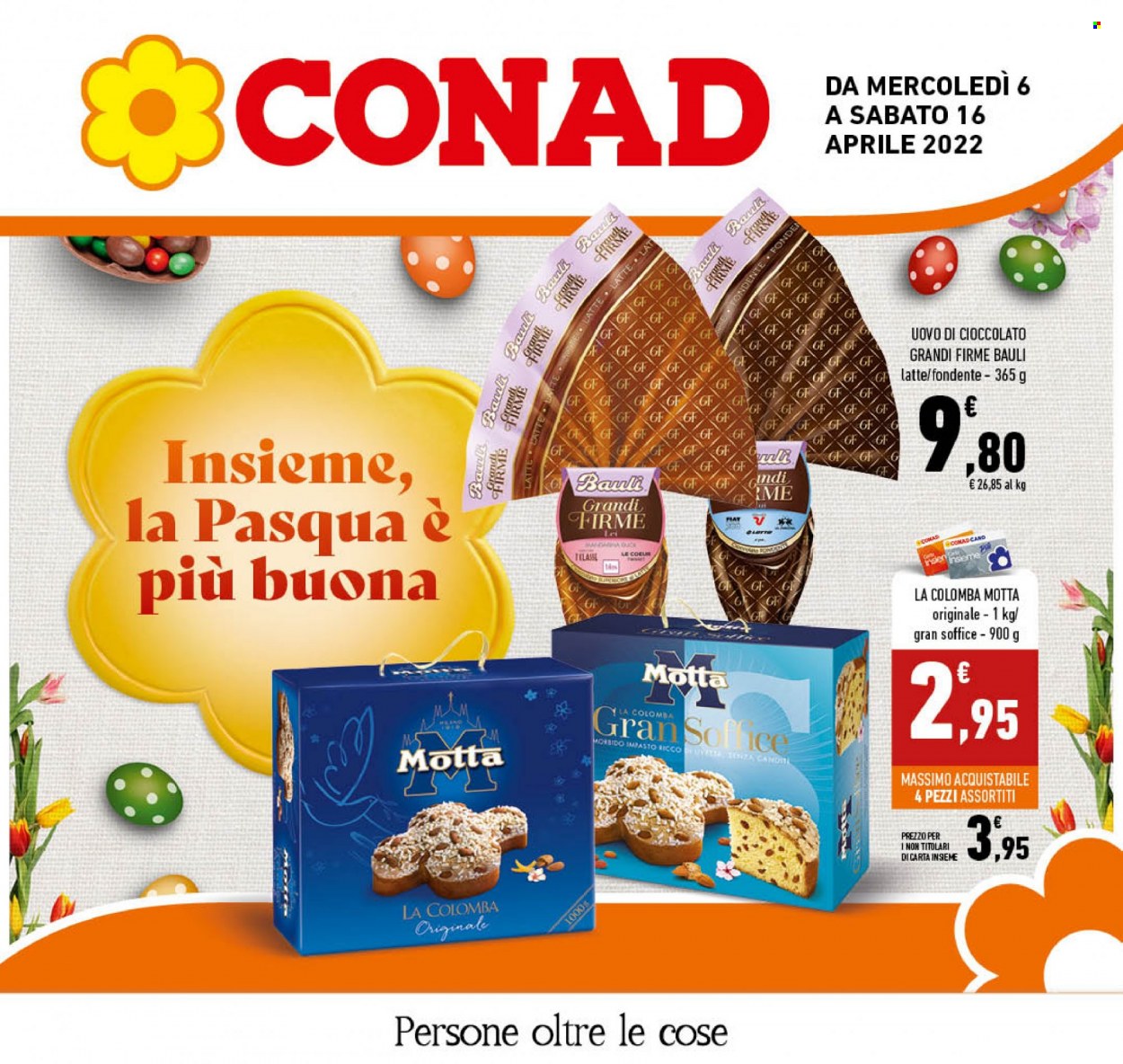 Volantino Conad - 6/4/2022 - 16/4/2022. Pagina 1