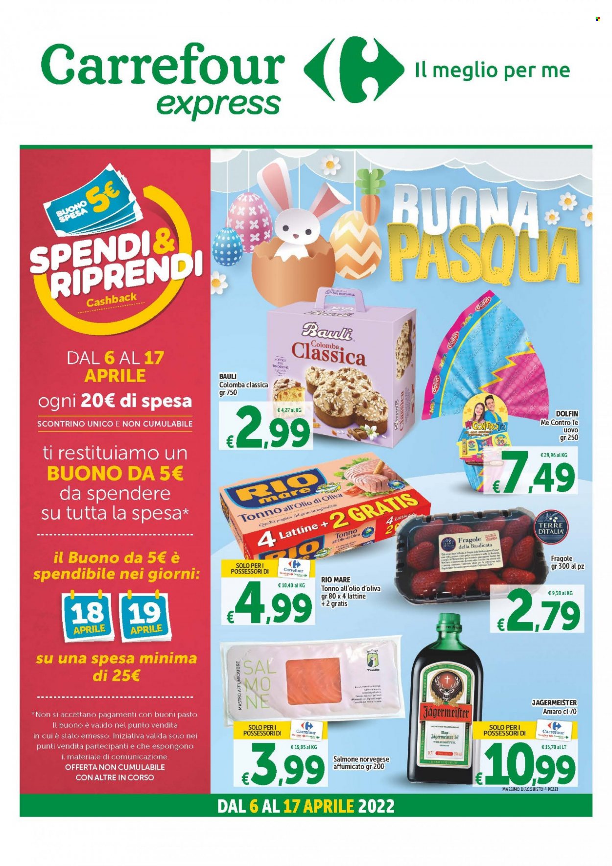Leták Carrefour - 6.4.2022 - 17.4.2022. Strana 1