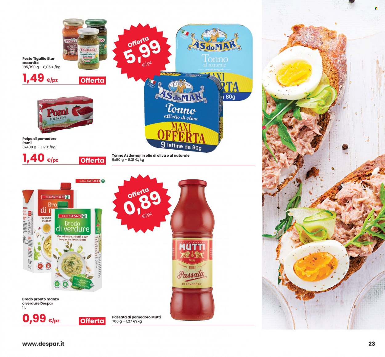 Volantino Eurospar - 7/4/2022 - 20/4/2022. Pagina 23