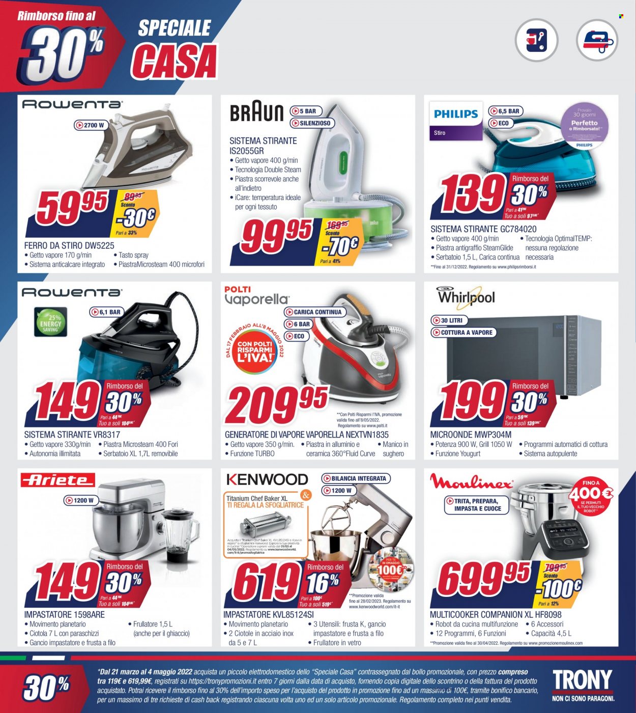 Volantino Trony - 31/3/2022 - 21/4/2022. Pagina 10