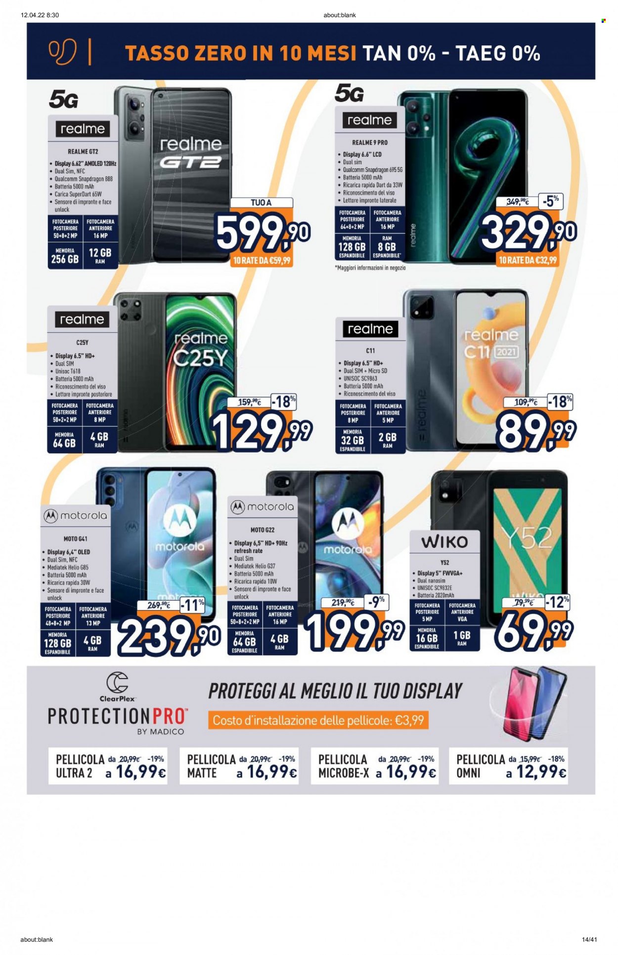 Volantino Unieuro - 11/4/2022 - 24/4/2022. Pagina 14