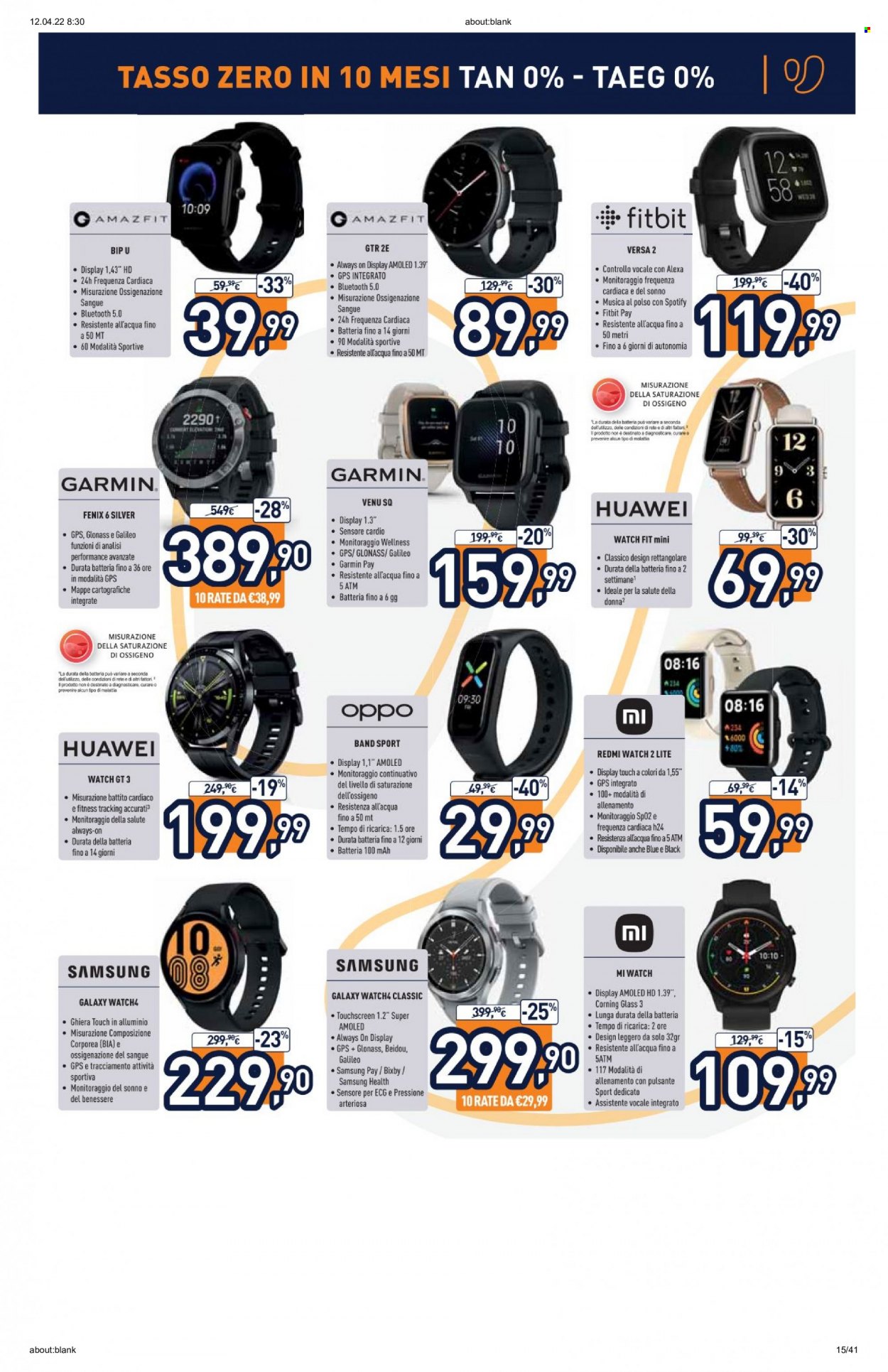 Volantino Unieuro - 11/4/2022 - 24/4/2022. Pagina 15