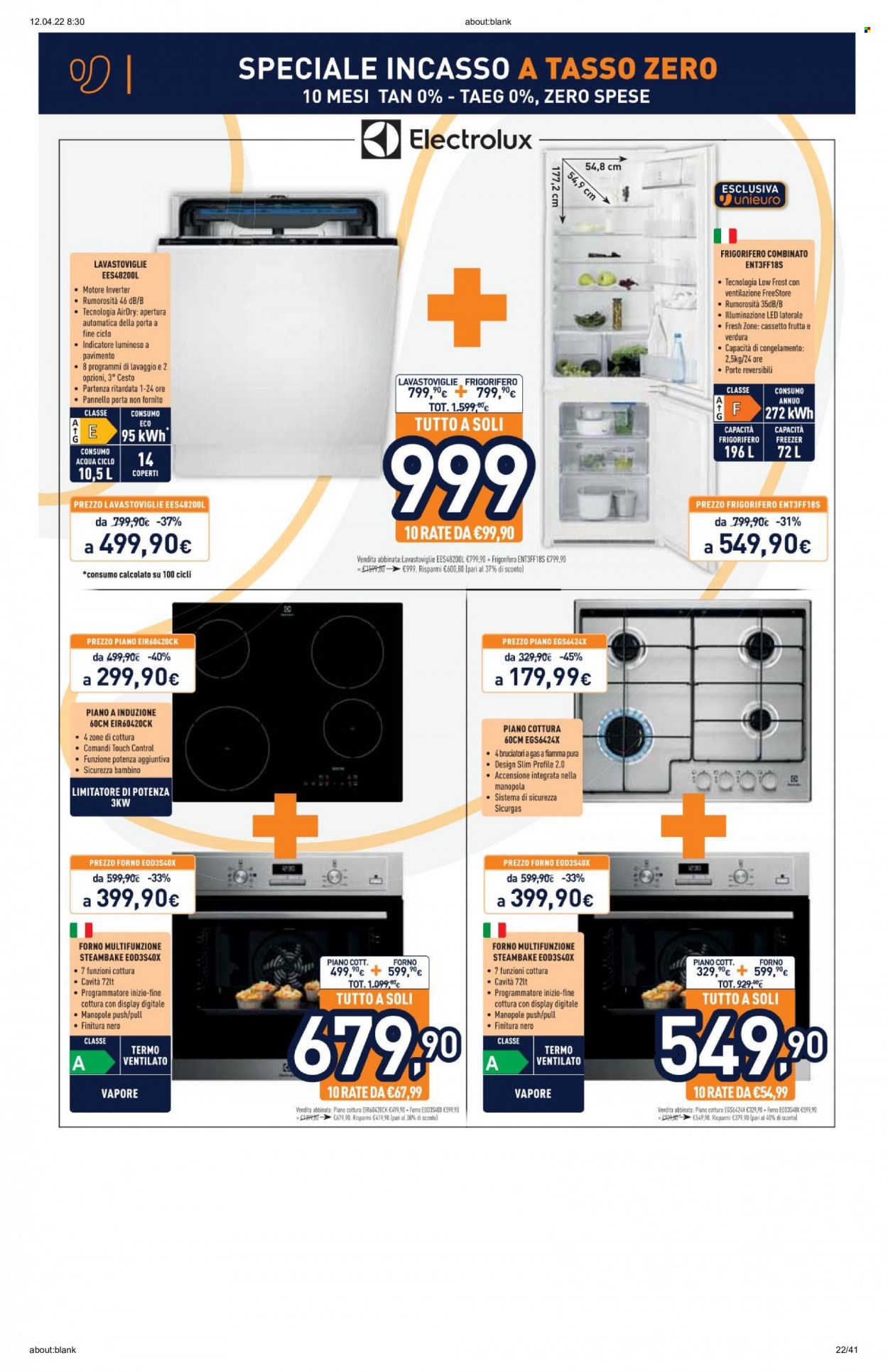 Volantino Unieuro - 11/4/2022 - 24/4/2022. Pagina 22