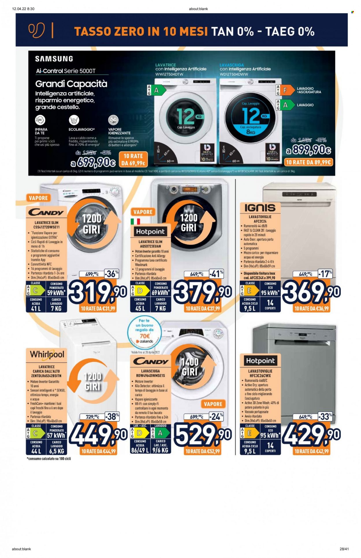 Volantino Unieuro - 11/4/2022 - 24/4/2022. Pagina 28