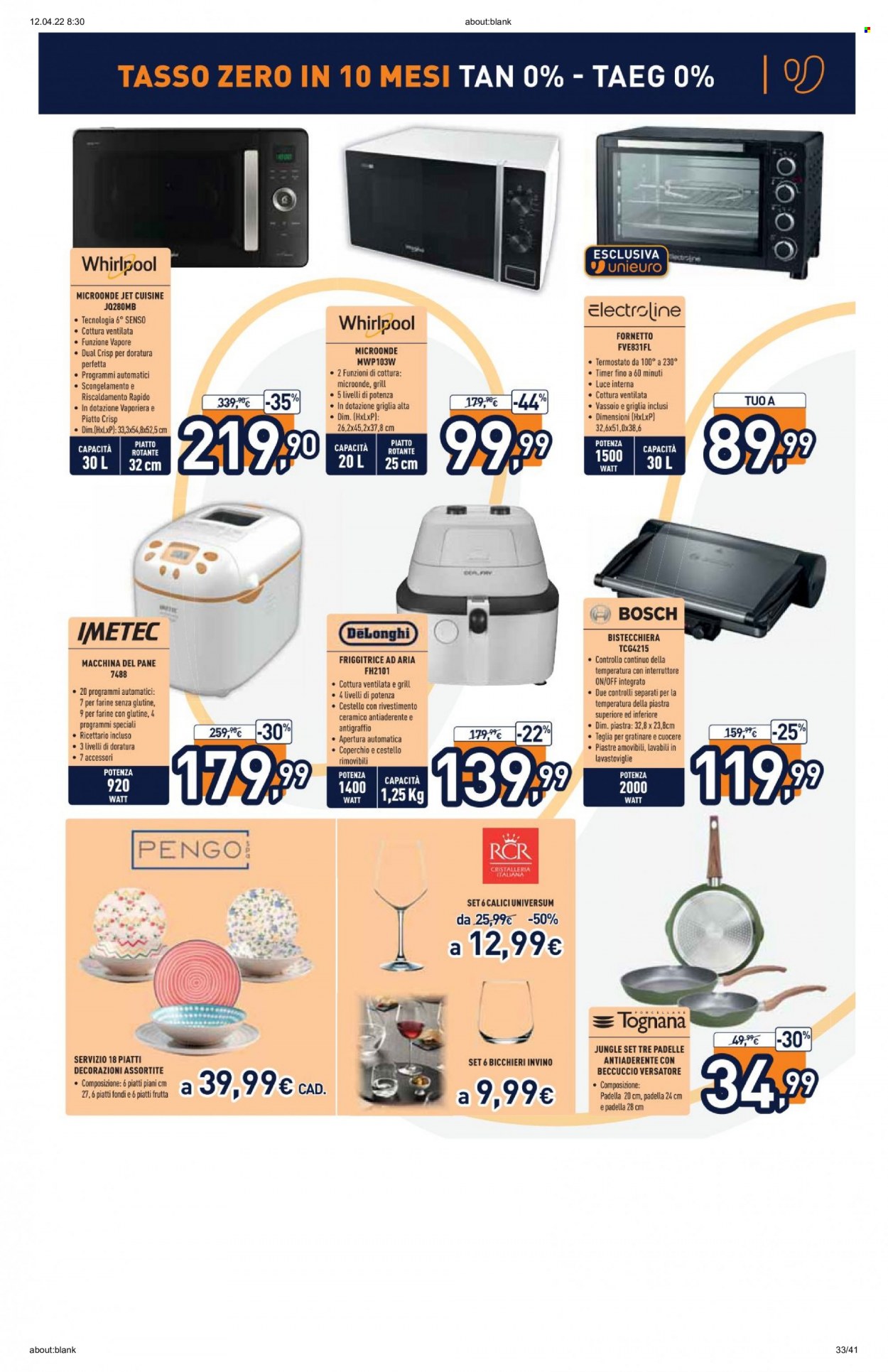 Volantino Unieuro - 11/4/2022 - 24/4/2022. Pagina 33