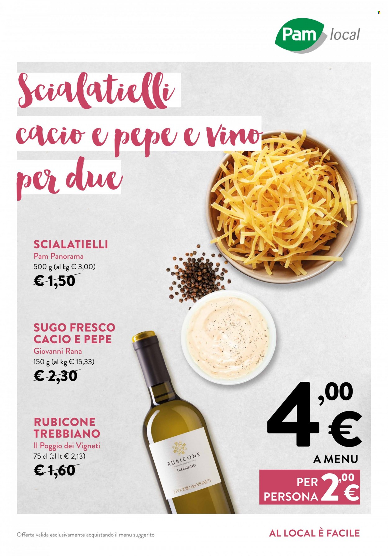 Volantino Pam local. Pagina 1