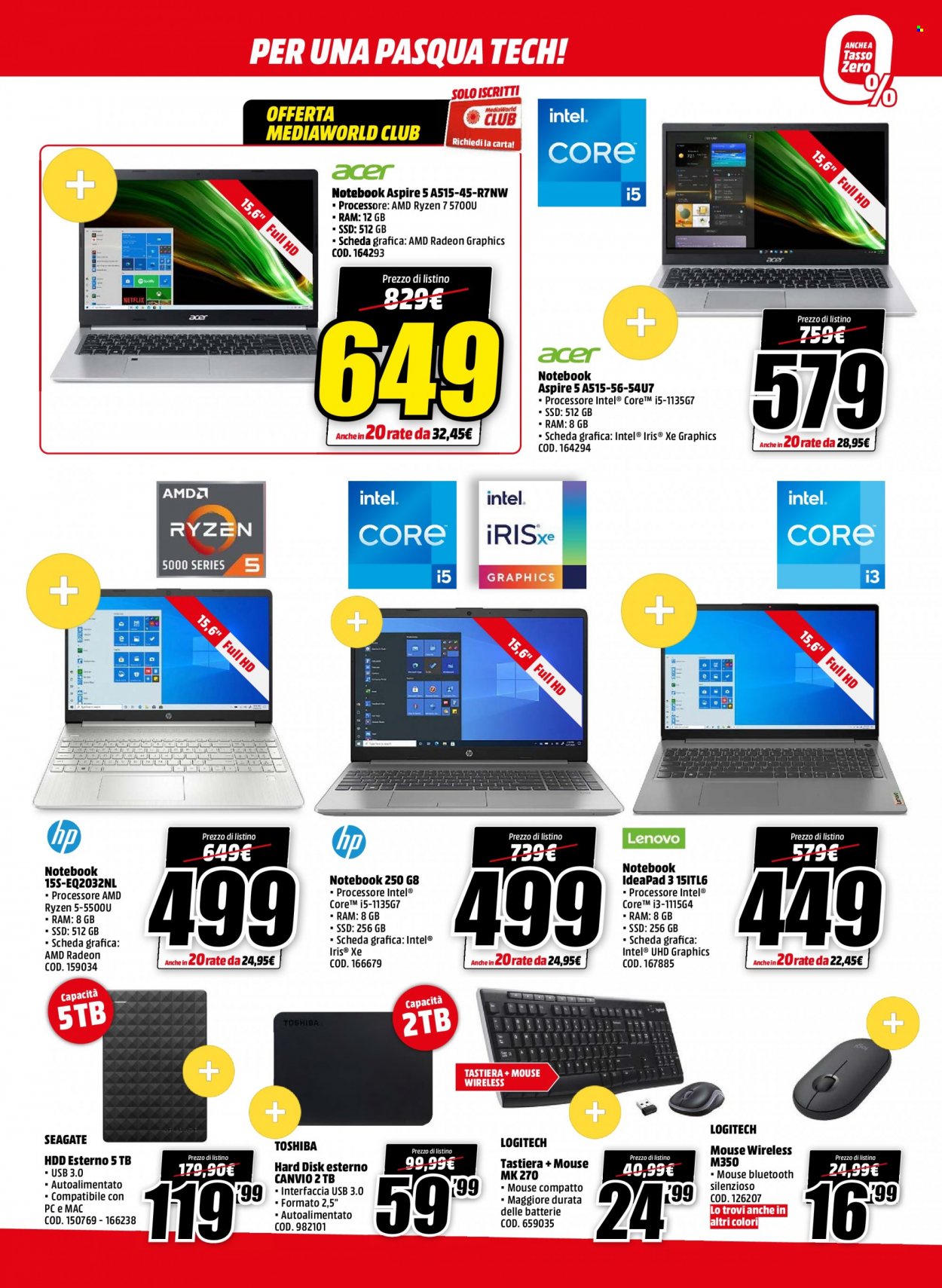 Volantino MediaWorld - 11/4/2022 - 20/4/2022. Pagina 7