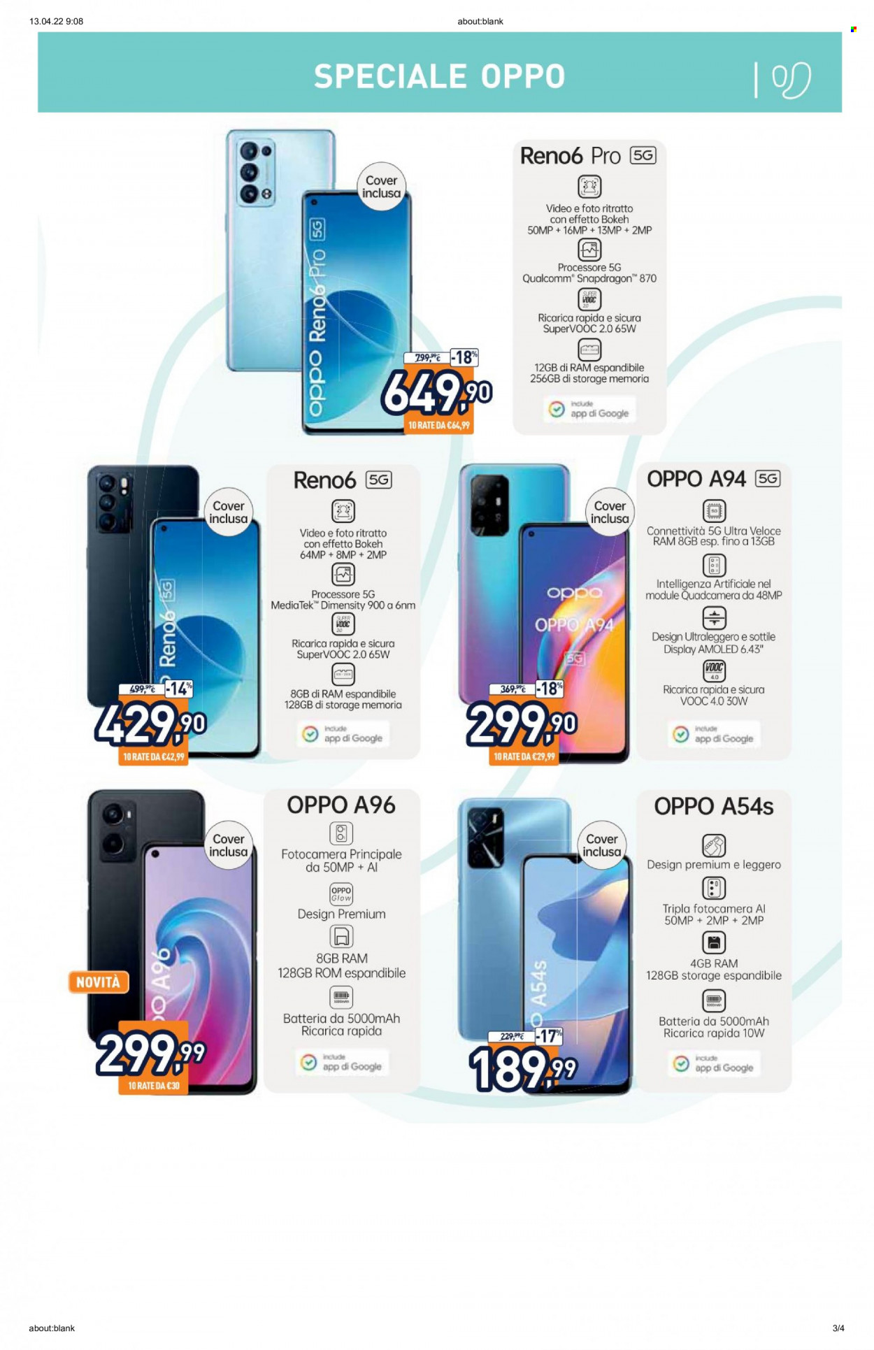 Volantino Unieuro - 11/4/2022 - 24/4/2022. Pagina 3