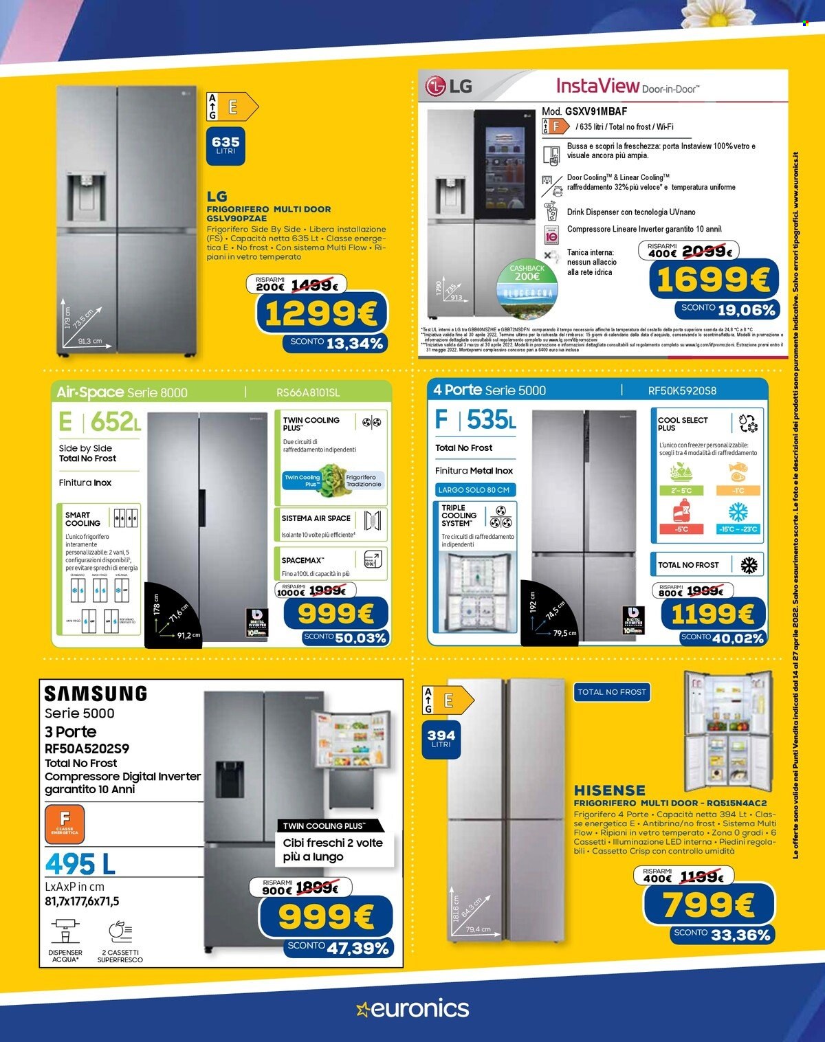 Volantino Euronics - 14/4/2022 - 28/4/2022. Pagina 23