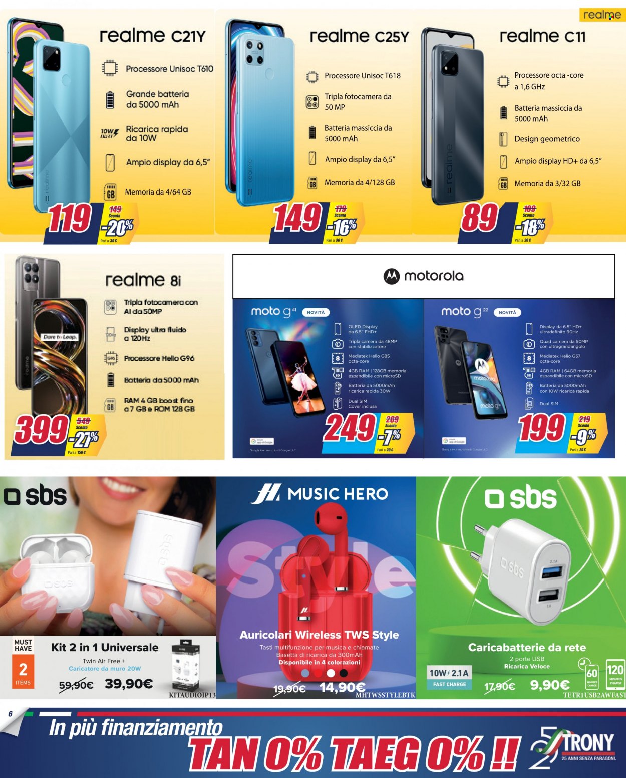 Volantino Trony - 15/4/2022 - 2/5/2022. Pagina 6