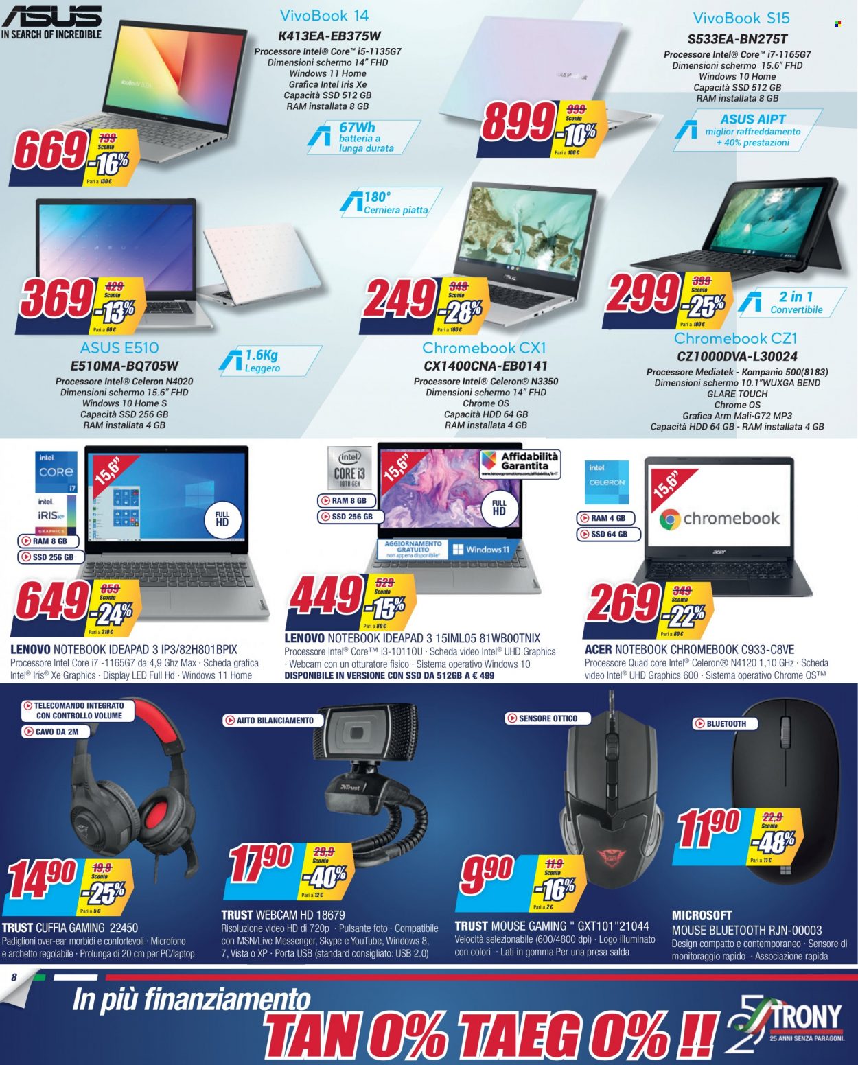 Volantino Trony - 15/4/2022 - 2/5/2022. Pagina 8
