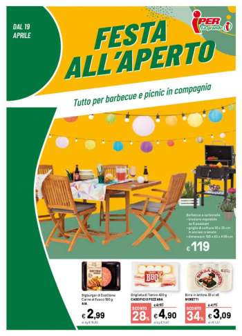 Volantino Iper, La grande i - 19/4/2022 - 8/5/2022.