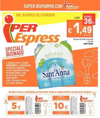 Volantino Iper, La grande i - 19/4/2022 - 8/5/2022.