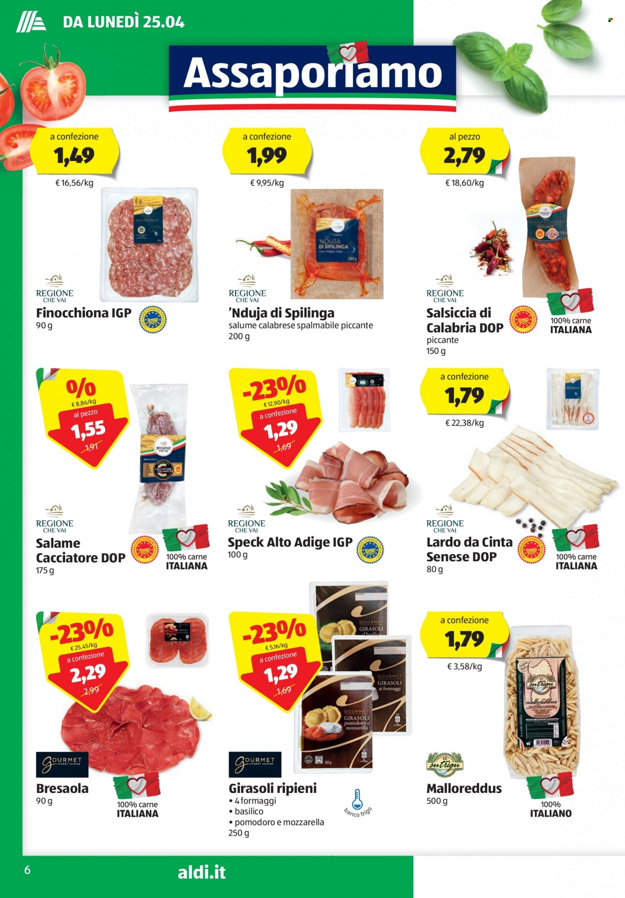 Volantino Aldi - 25/4/2022 - 1/5/2022. Pagina 6