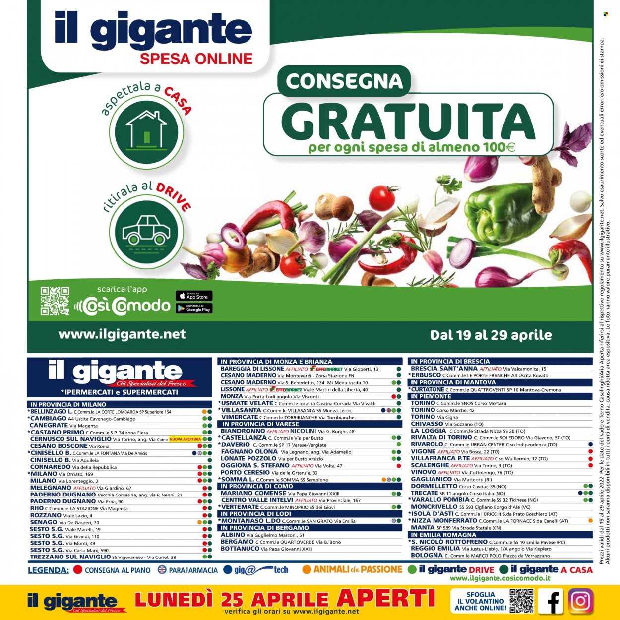 Volantino Il Gigante - 19/4/2022 - 29/4/2022. Pagina 24