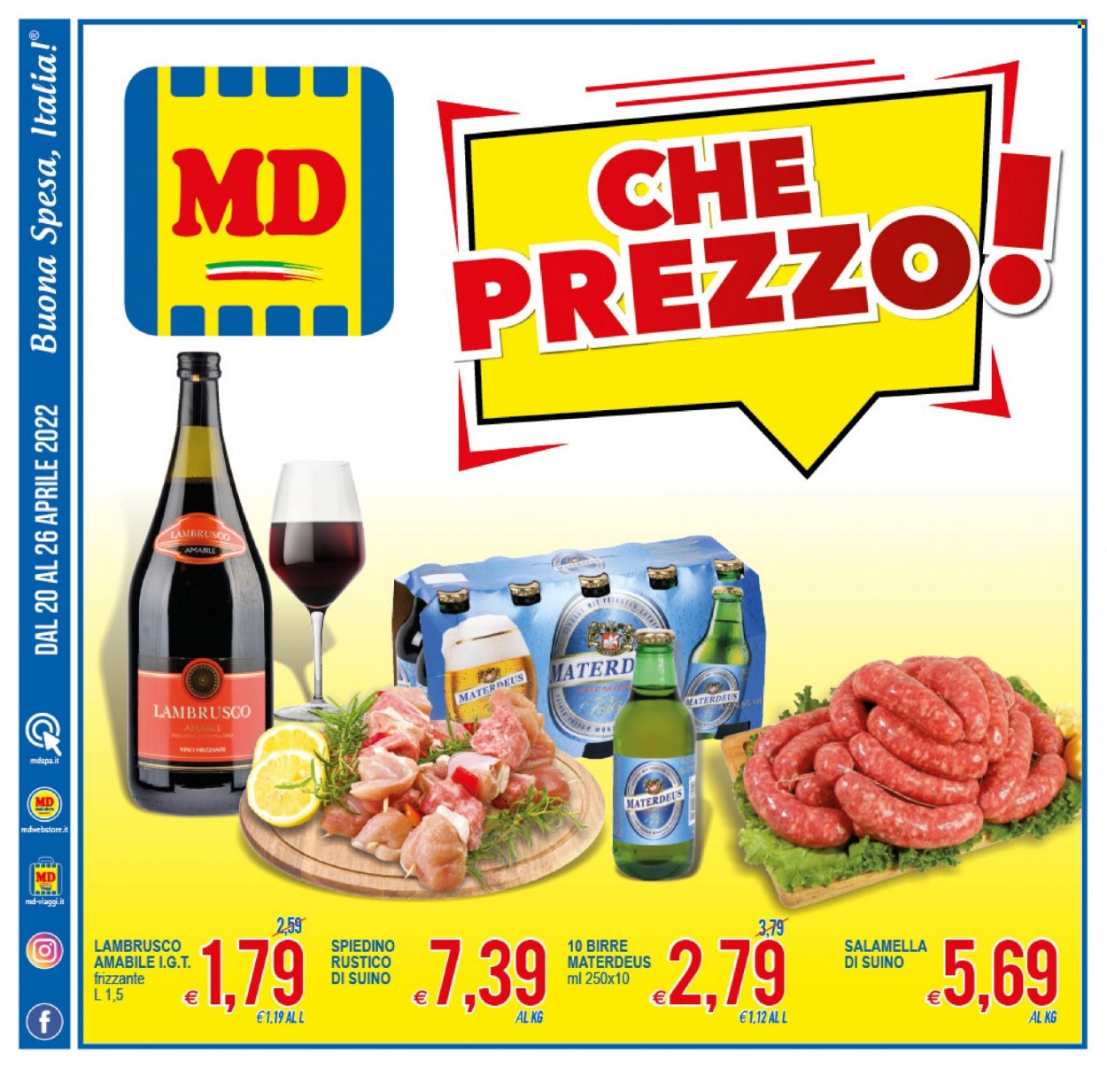 Leták MD Discount - 20.4.2022 - 26.4.2022. Strana 1