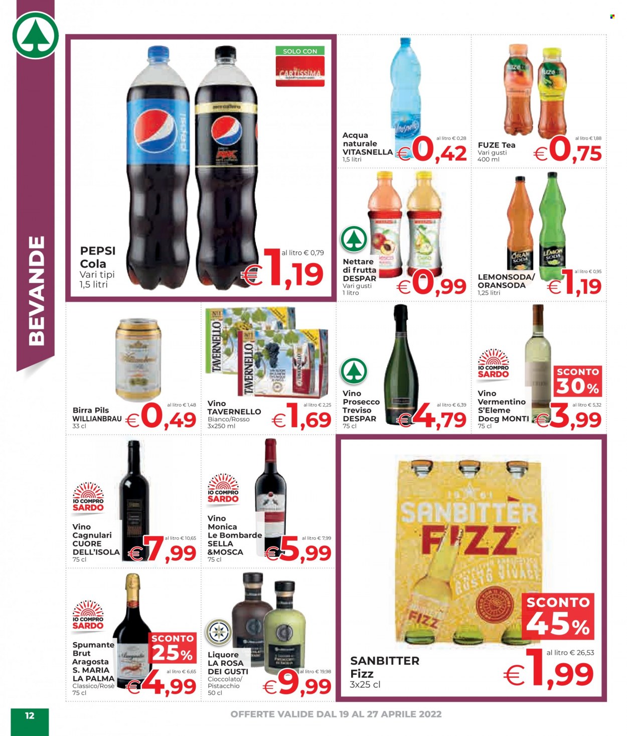 Volantino Eurospar - 19/4/2022 - 27/4/2022. Pagina 12