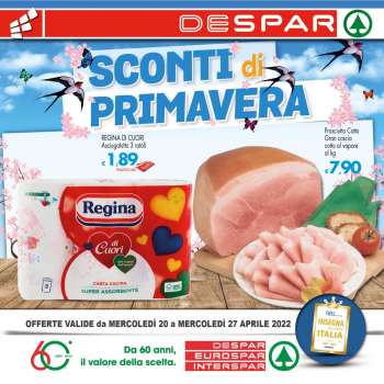 Volantino Despar - 20/4/2022 - 27/4/2022.