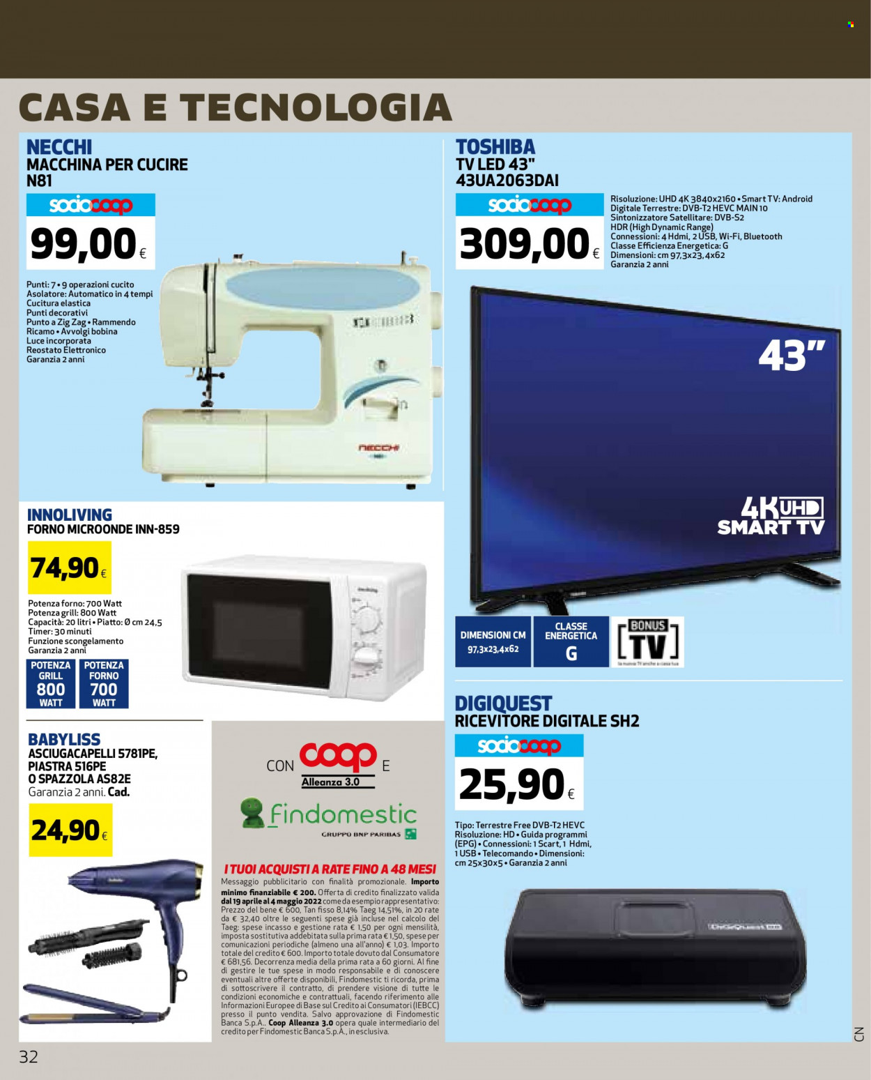 Volantino Coop - 19/4/2022 - 4/5/2022. Pagina 32