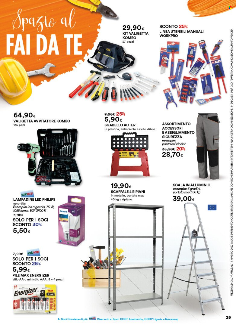 Volantino Coop - 19/4/2022 - 11/5/2022. Pagina 29