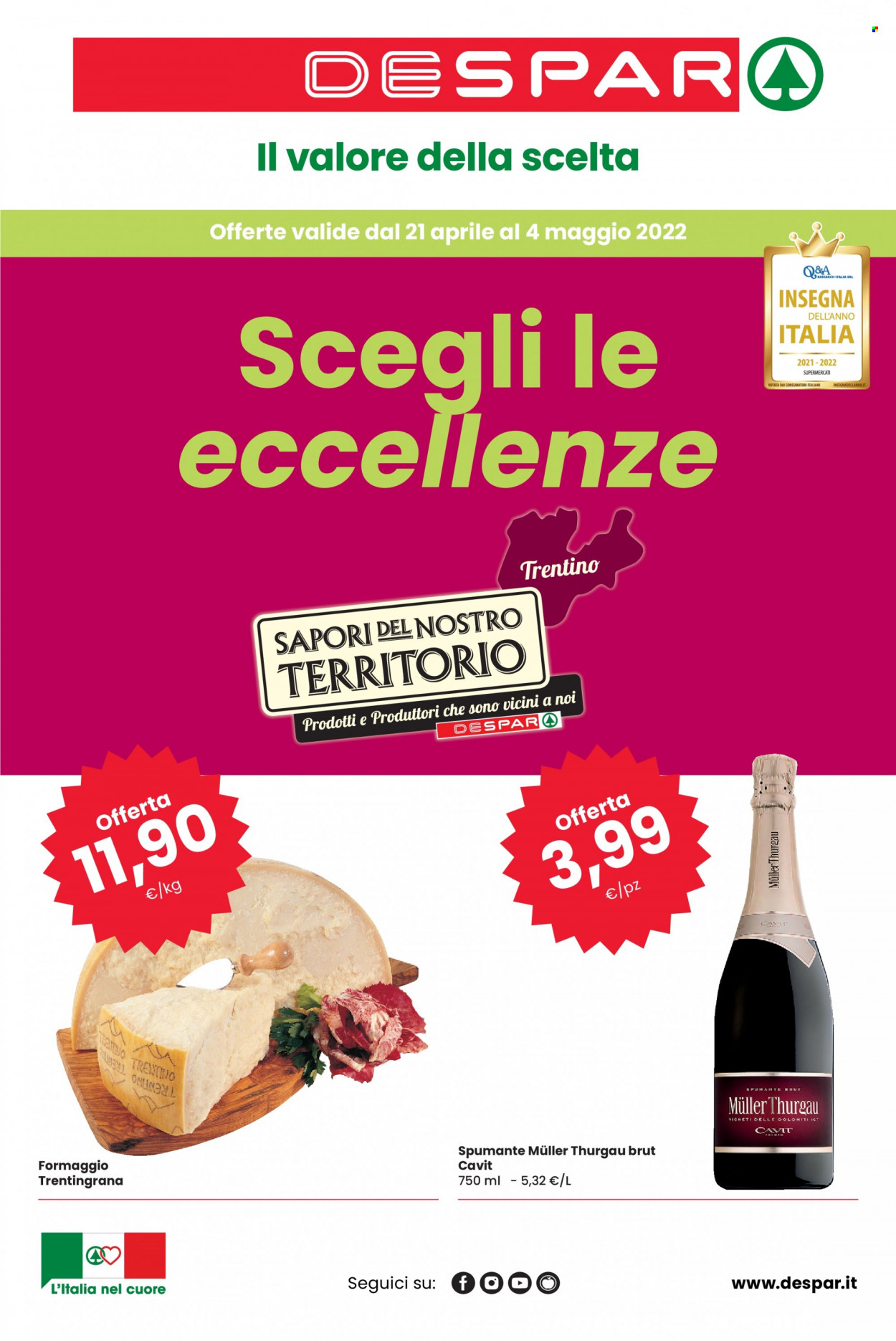 Volantino Despar - 21/4/2022 - 4/5/2022. Pagina 1