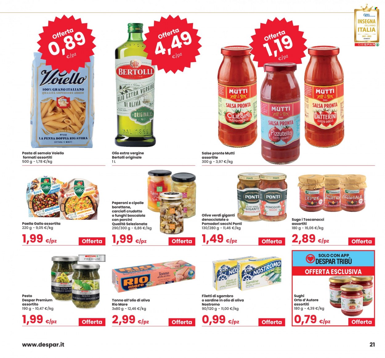 Volantino Eurospar - 21/4/2022 - 4/5/2022. Pagina 21