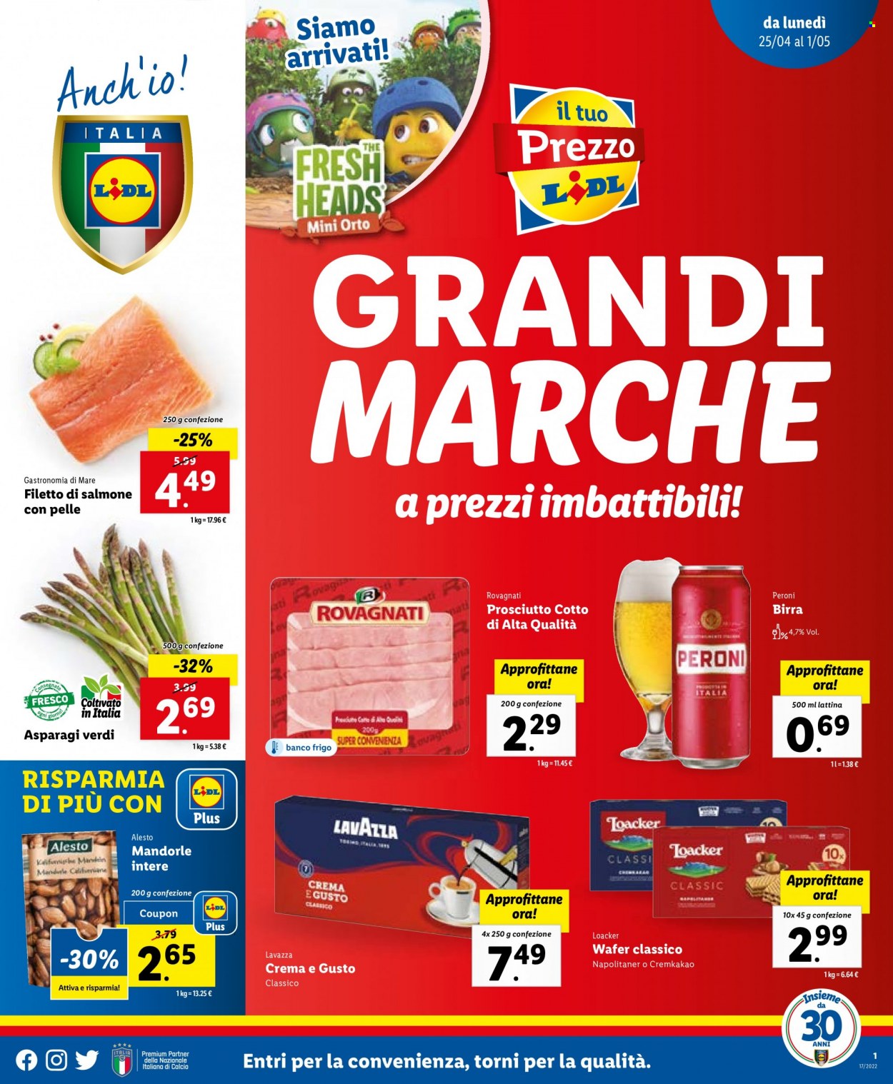 Volantino Lidl - 25/4/2022 - 1/5/2022. Pagina 1
