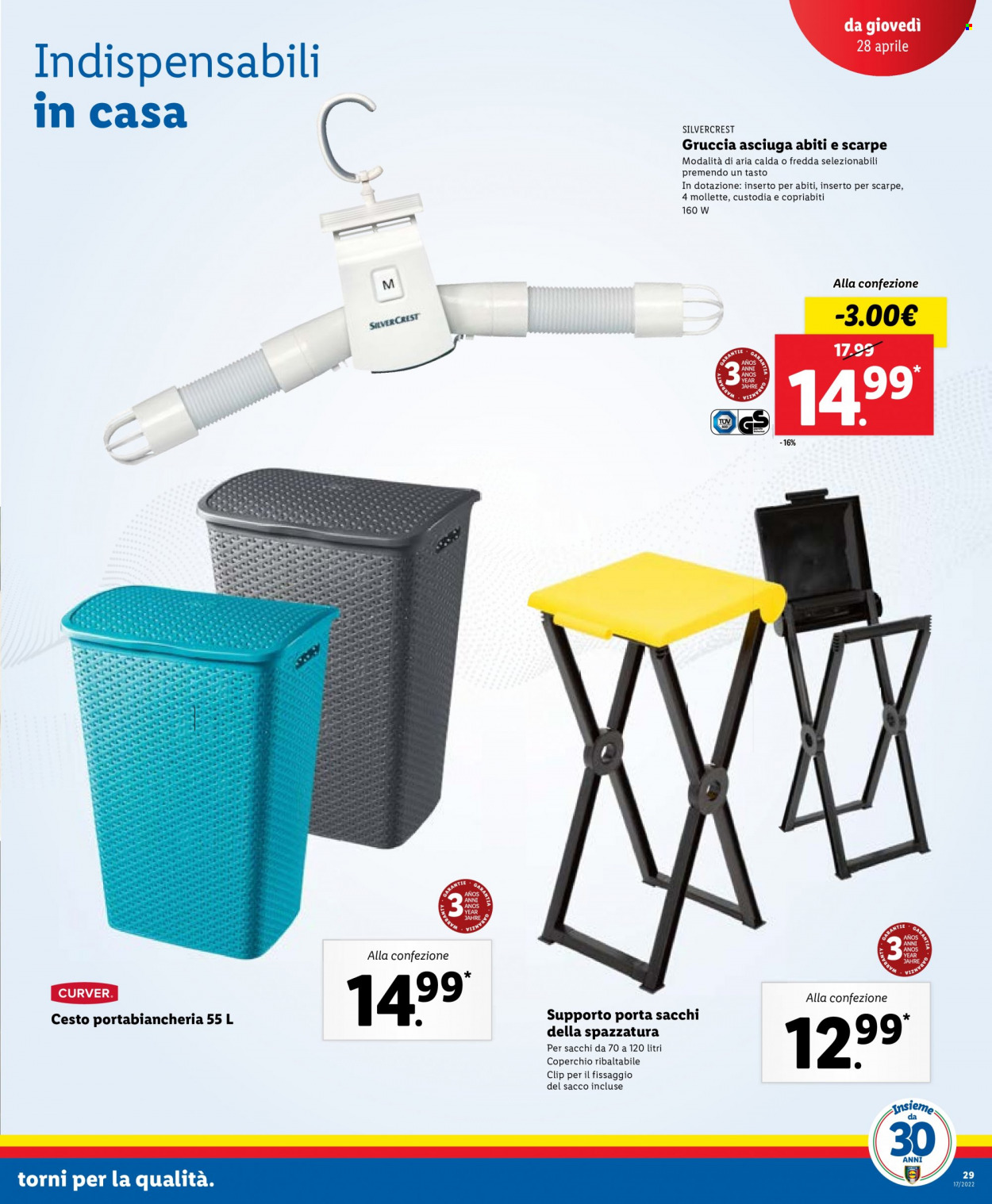 Volantino Lidl - 25/4/2022 - 1/5/2022. Pagina 29