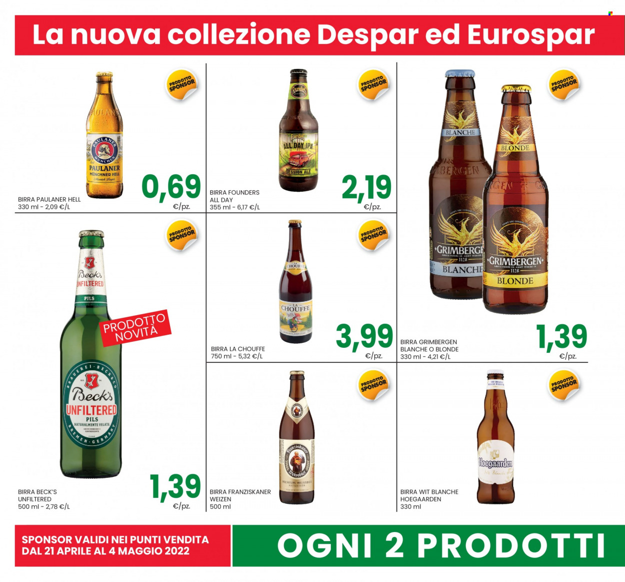 Volantino Eurospar - 21/4/2022 - 4/5/2022. Pagina 10