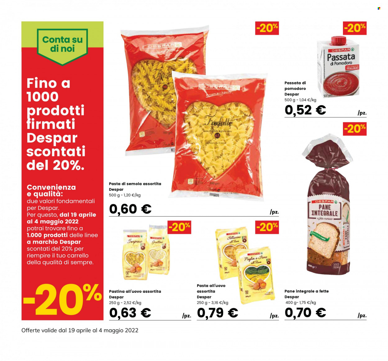 Volantino Eurospar - 19/4/2022 - 4/5/2022. Pagina 10