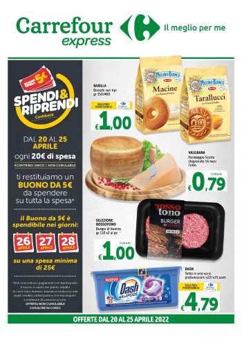 Volantino Carrefour - 20/4/2022 - 25/4/2022.