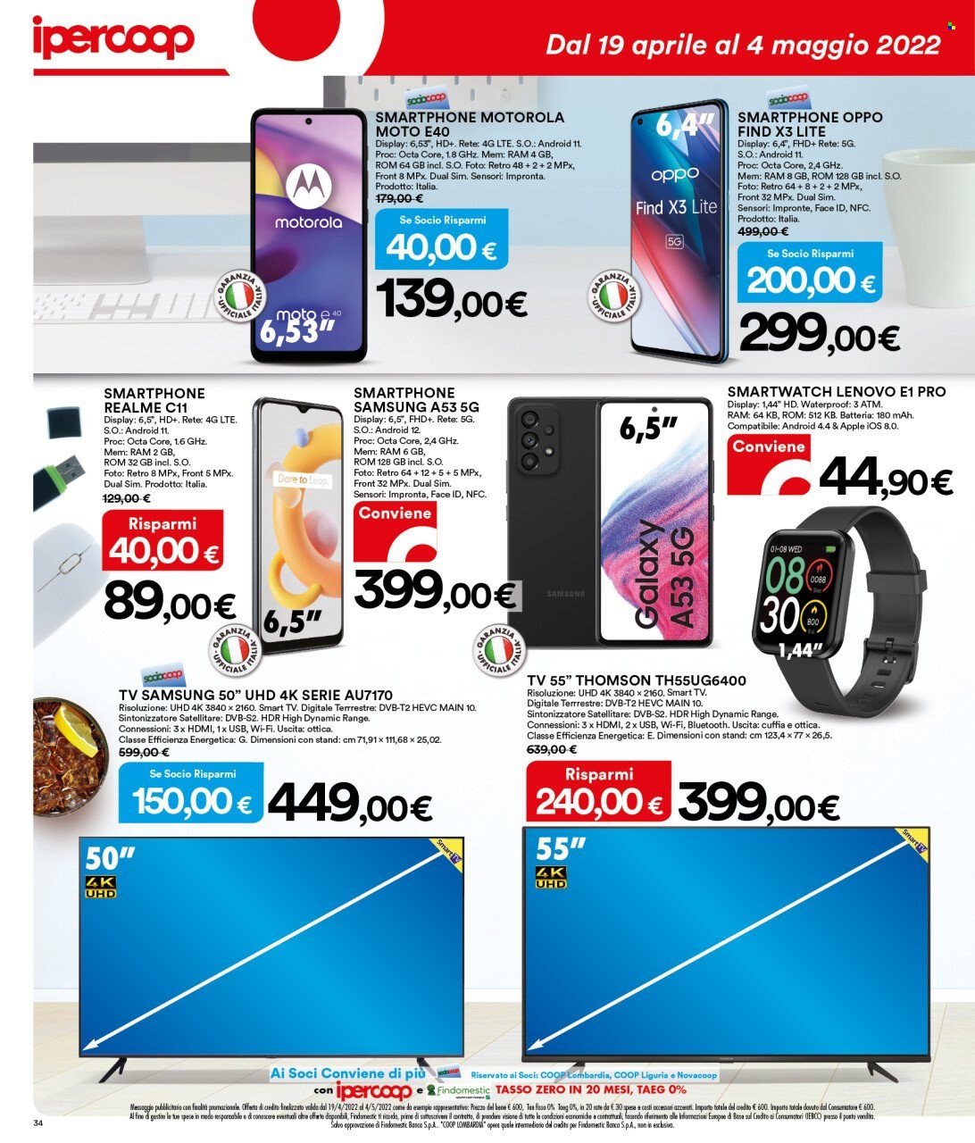 Volantino Coop - 19/4/2022 - 4/5/2022. Pagina 34