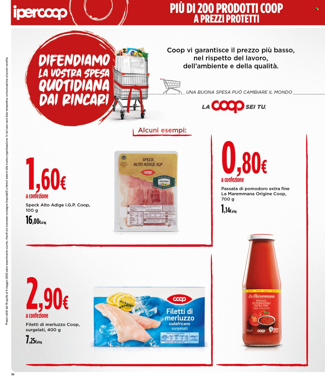 Volantino Coop - 19/4/2022 - 4/5/2022. Pagina 36