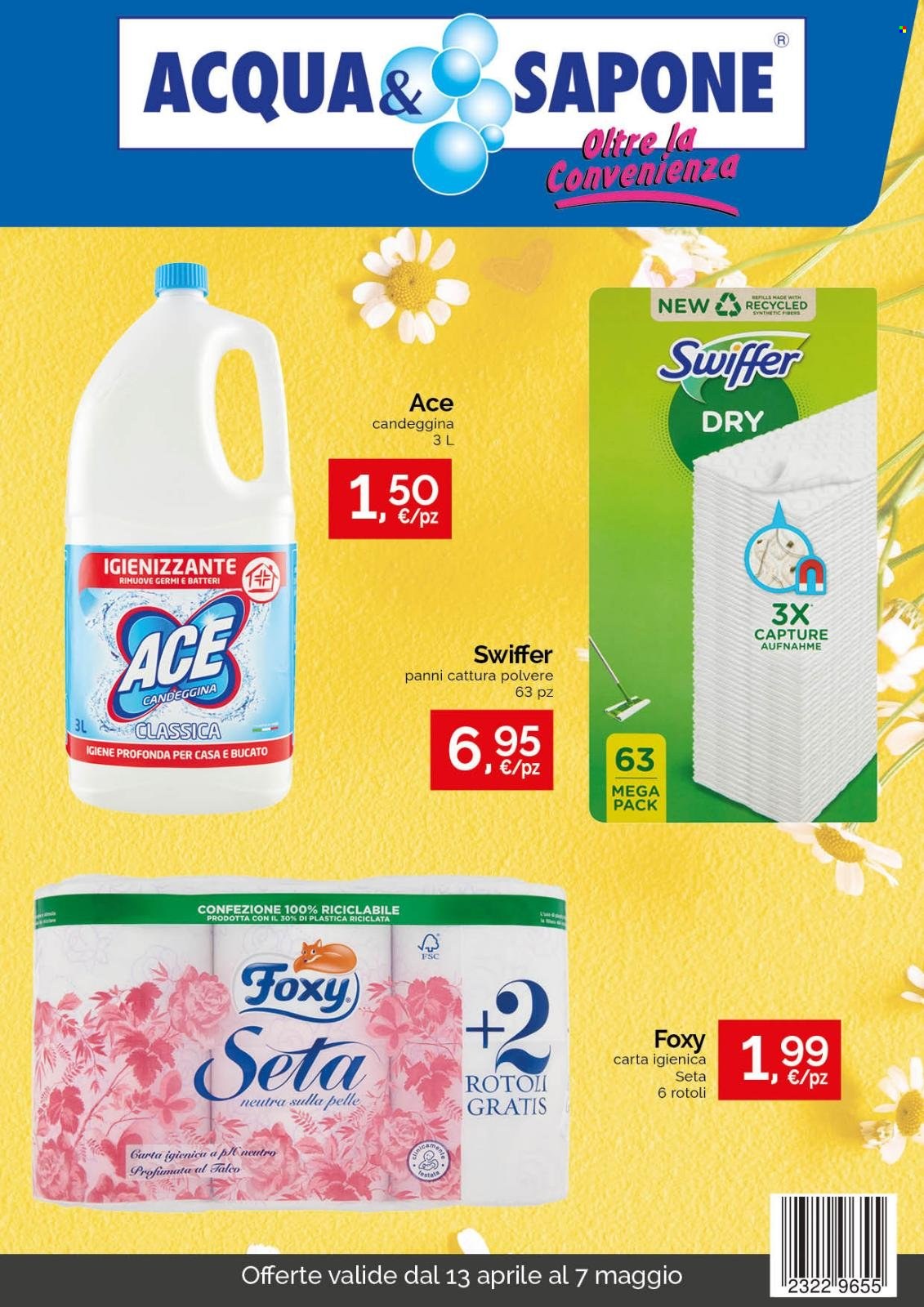 Volantino Acqua & Sapone - 13/4/2022 - 7/5/2022. Pagina 1