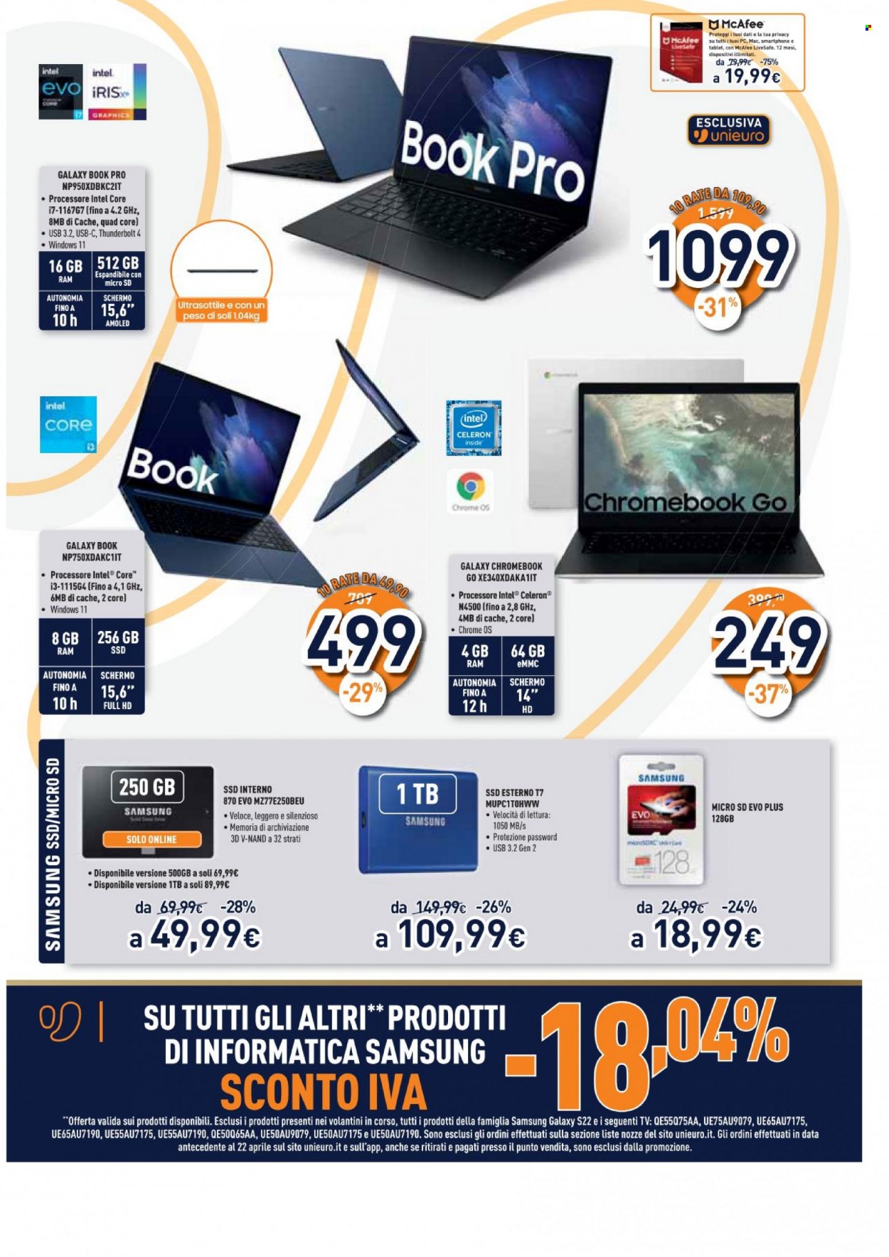Volantino Unieuro - 22/4/2022 - 1/5/2022. Pagina 2