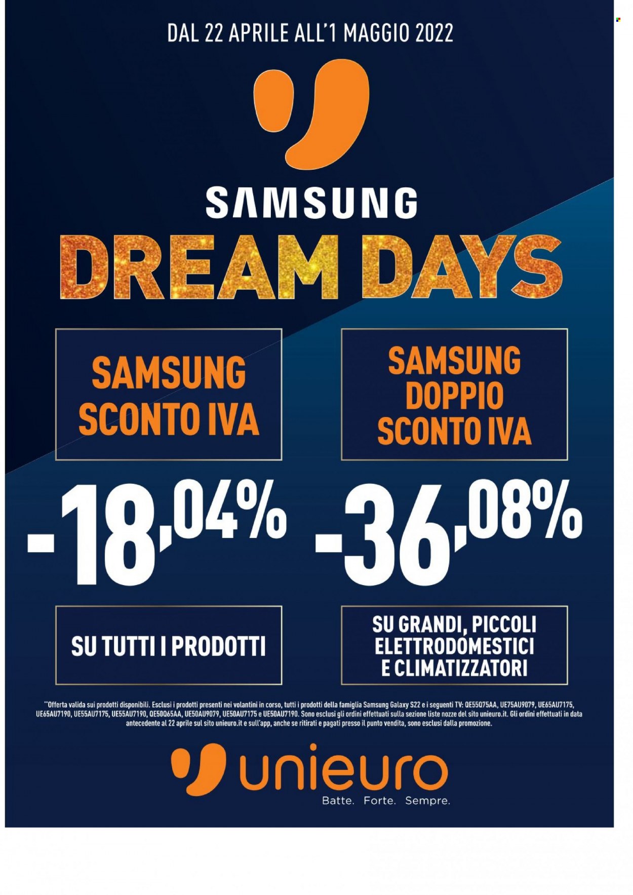 Volantino Unieuro - 22/4/2022 - 1/5/2022. Pagina 13