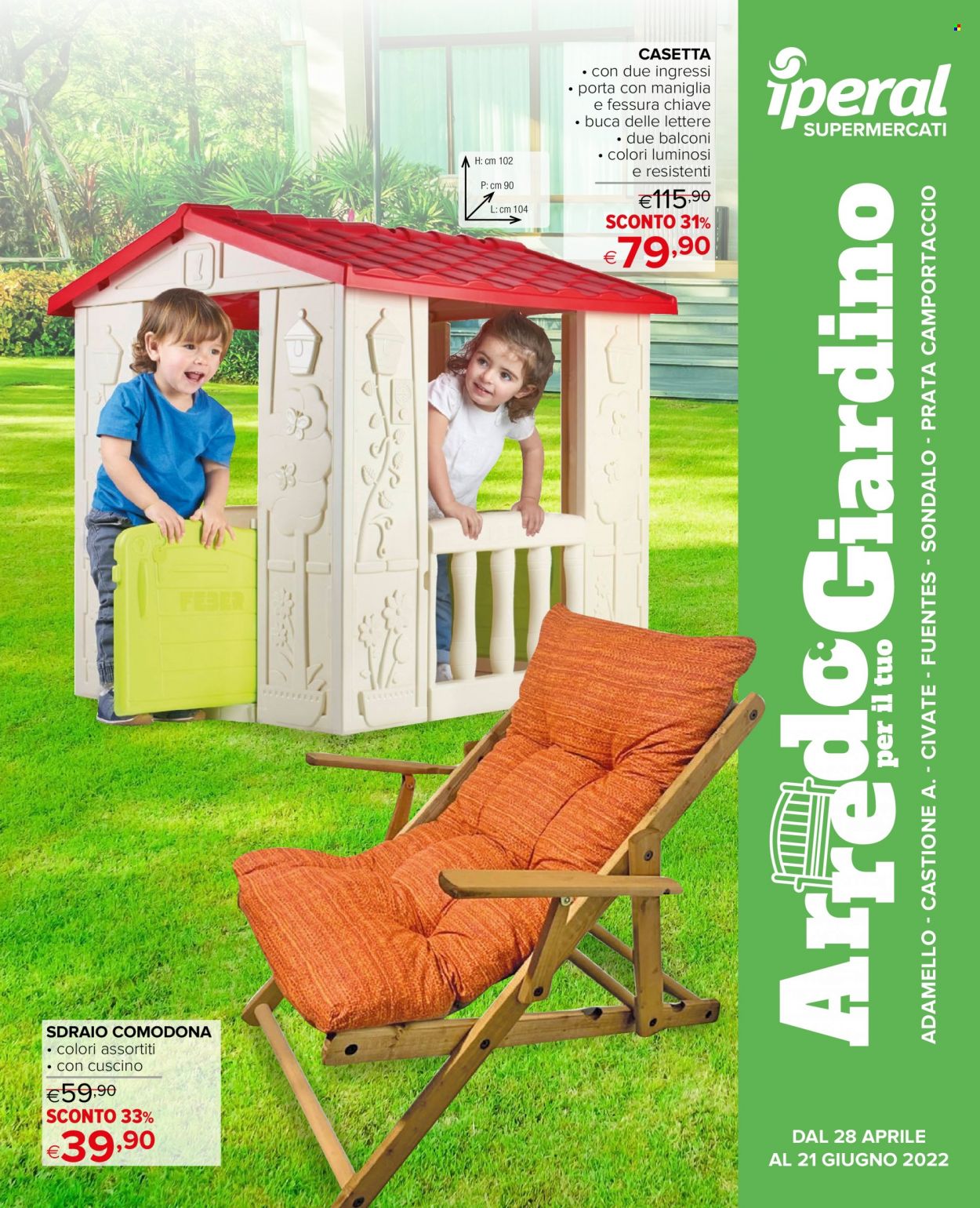 Volantino Iperal - 28/4/2022 - 21/6/2022. Pagina 1